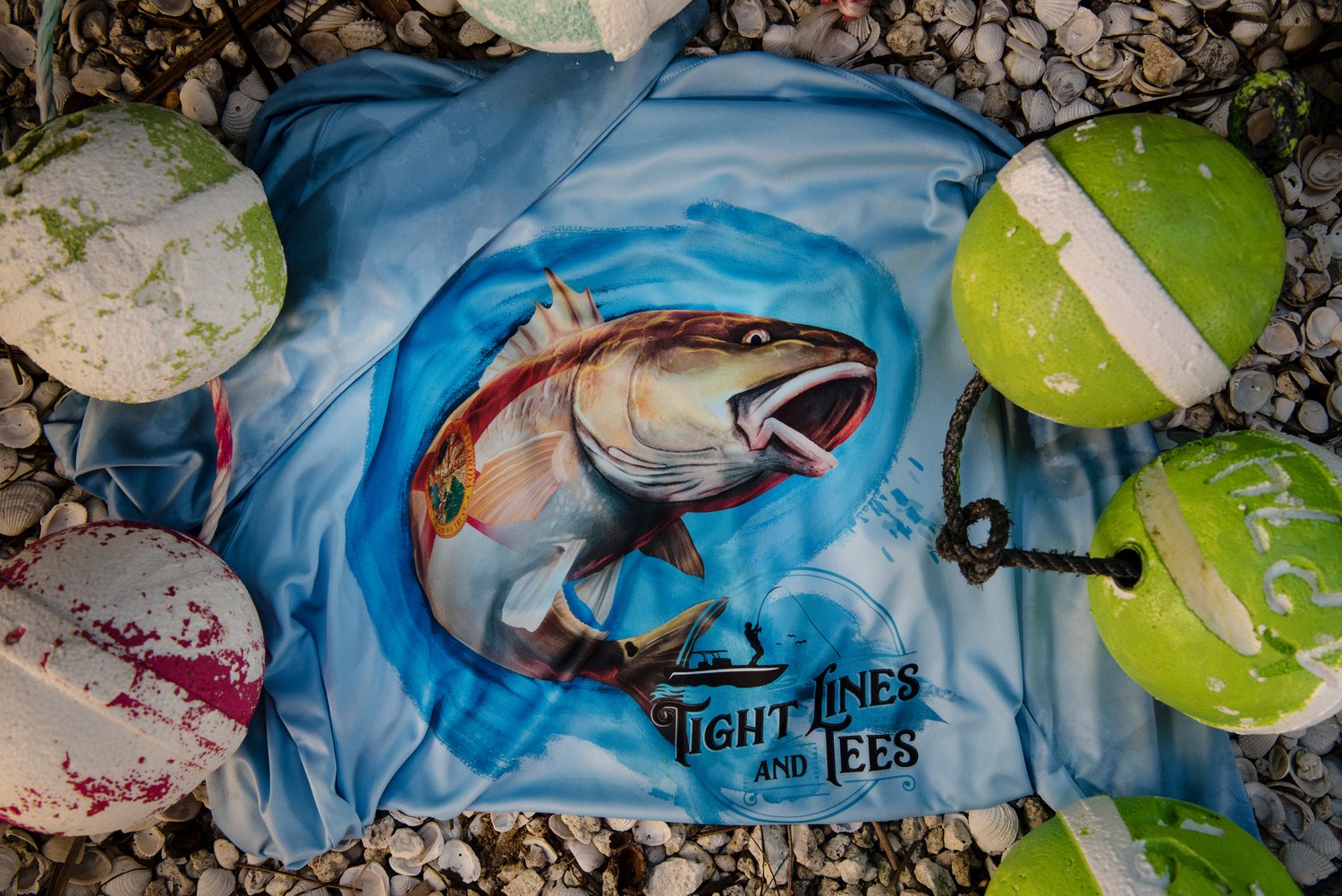 Red Fish Fishing Performance Shirt — Southern Style Sweet Tees | Key West  T-Shirts and Gifts