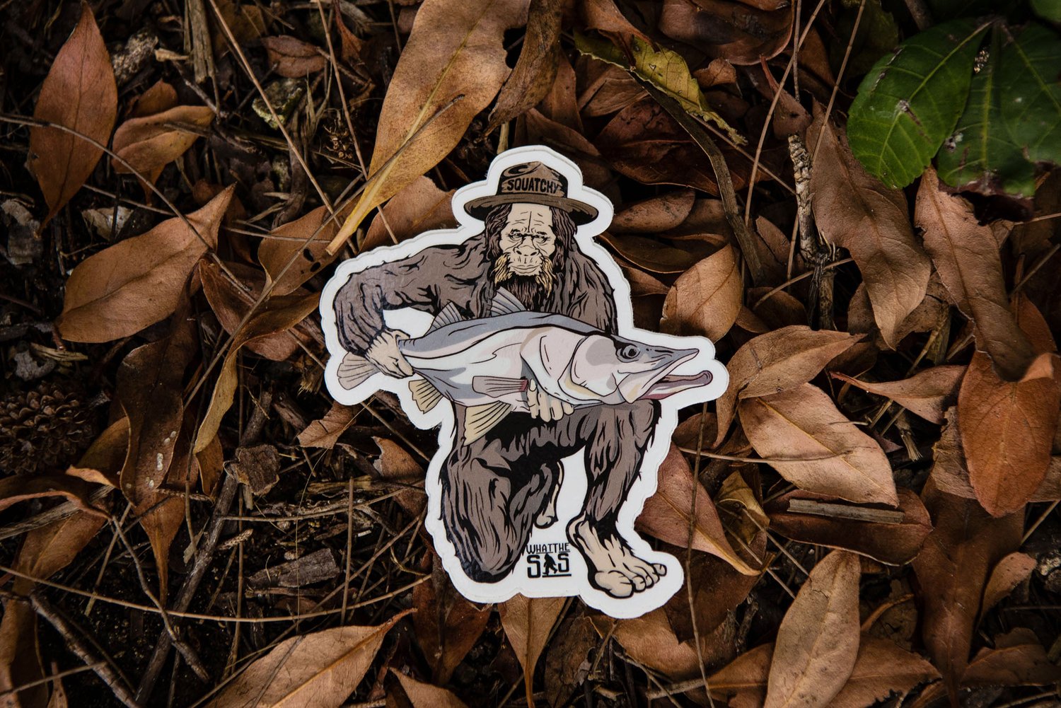 Squatchy Snook Sticker — Southern Style Sweet Tees