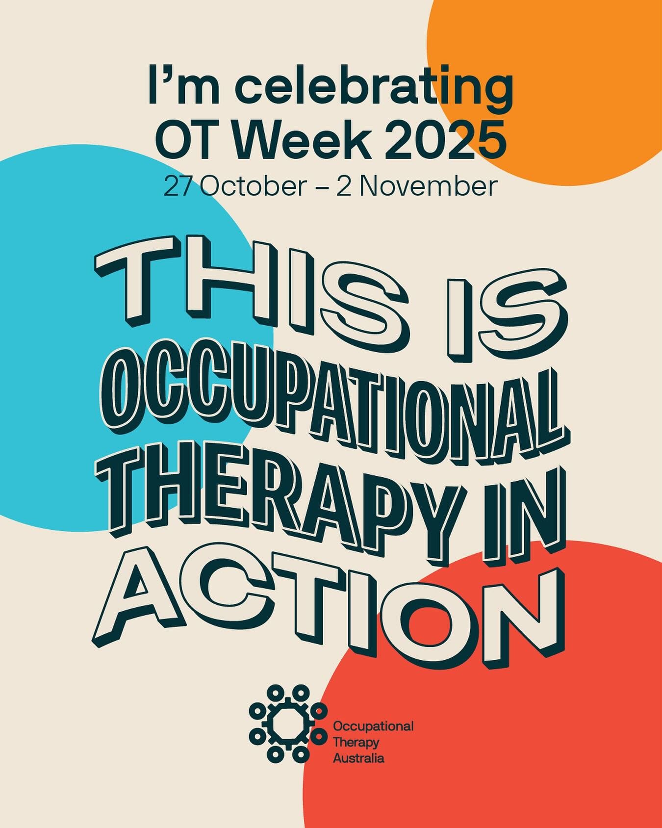 🥳 HAPPY OT WEEK 🥳

OT Week is an opportunity to celebrate the incredible work our OTs do to help young people live their lives to the fullest ✨

This year, we are recognising OT in Action - spotlighting the creativity, commitment and compassion tha