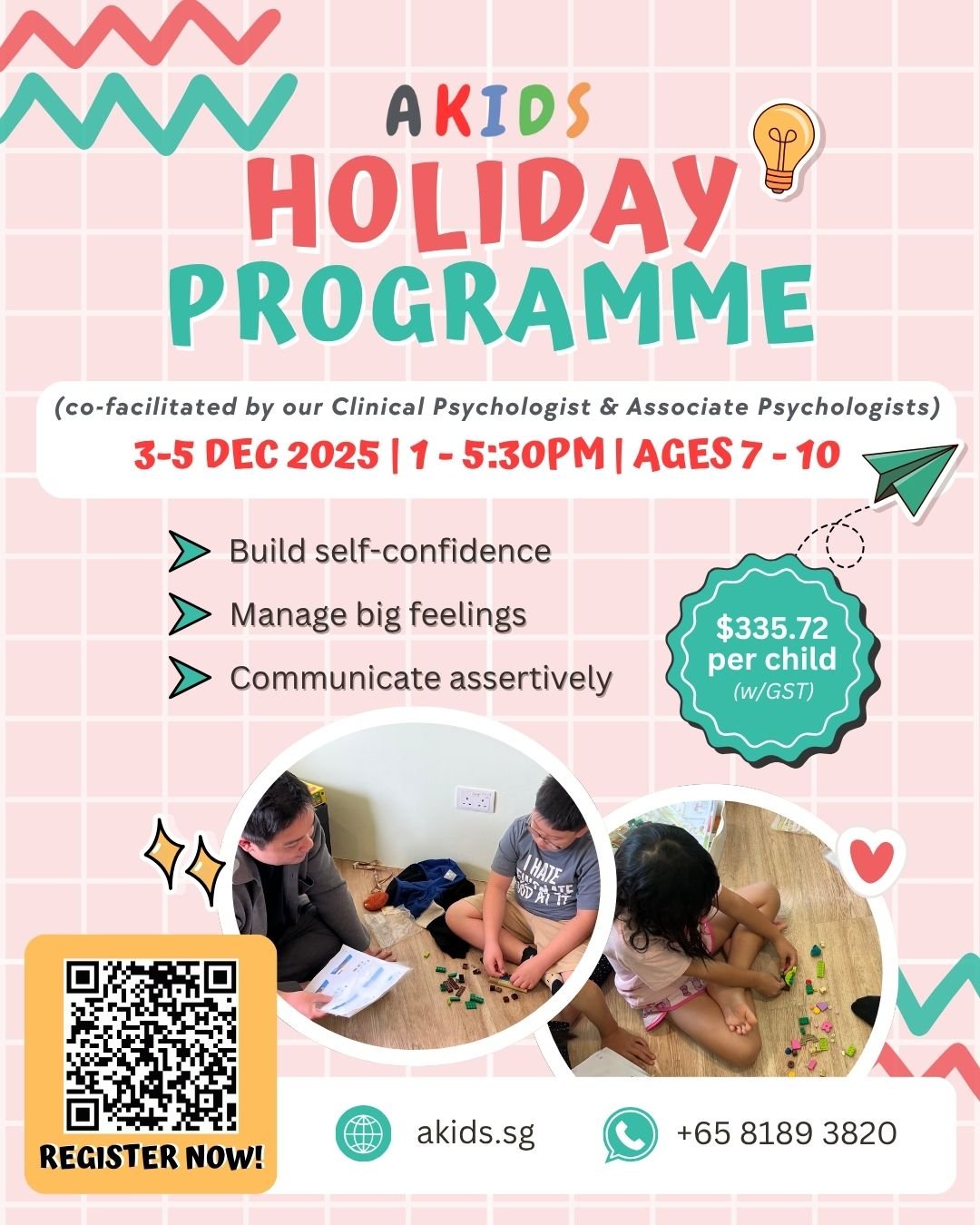 AKIDS December Holiday Programme for Kids (Ages 7–10)