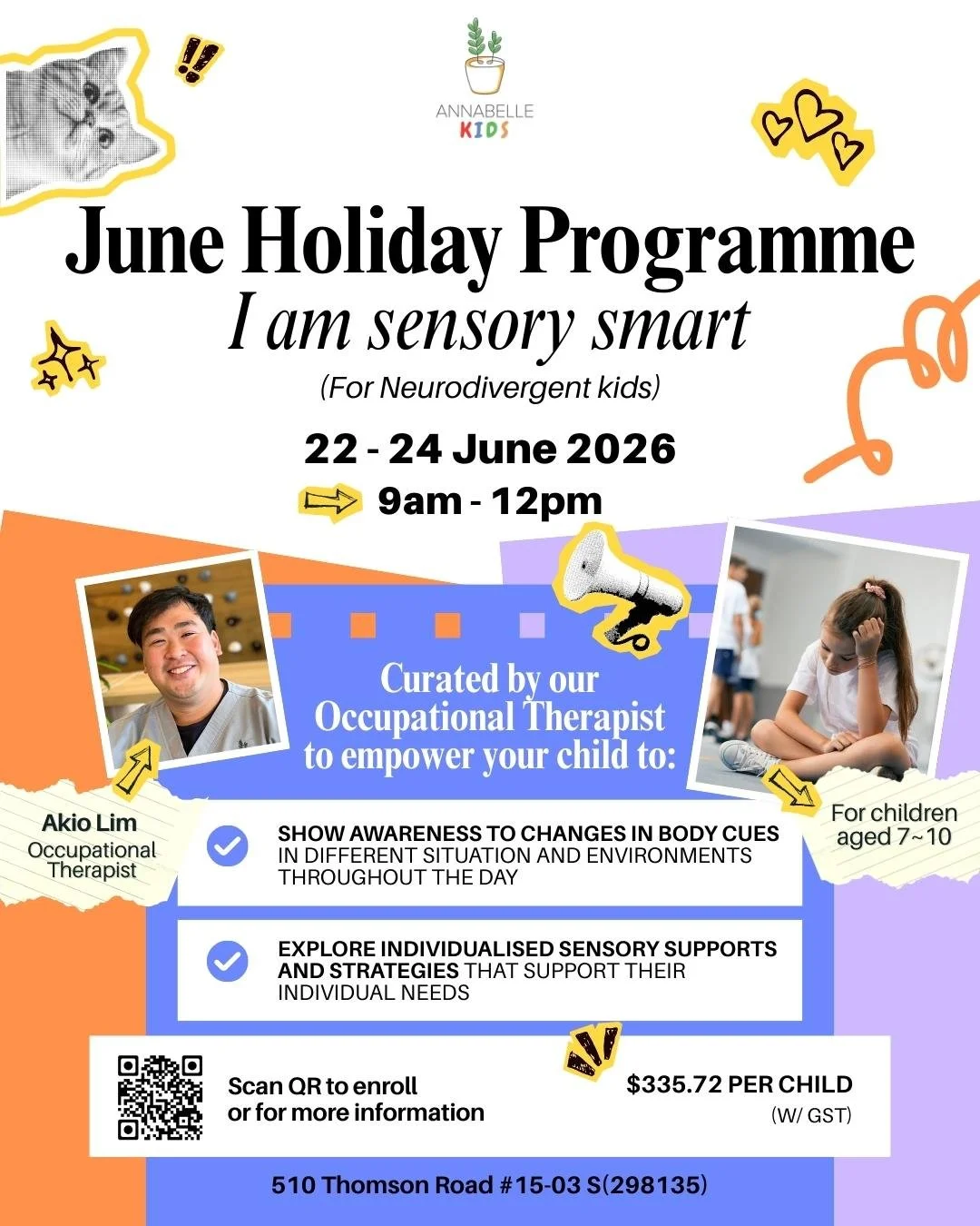 2026 June Holiday Programme: I am Sensory Smart