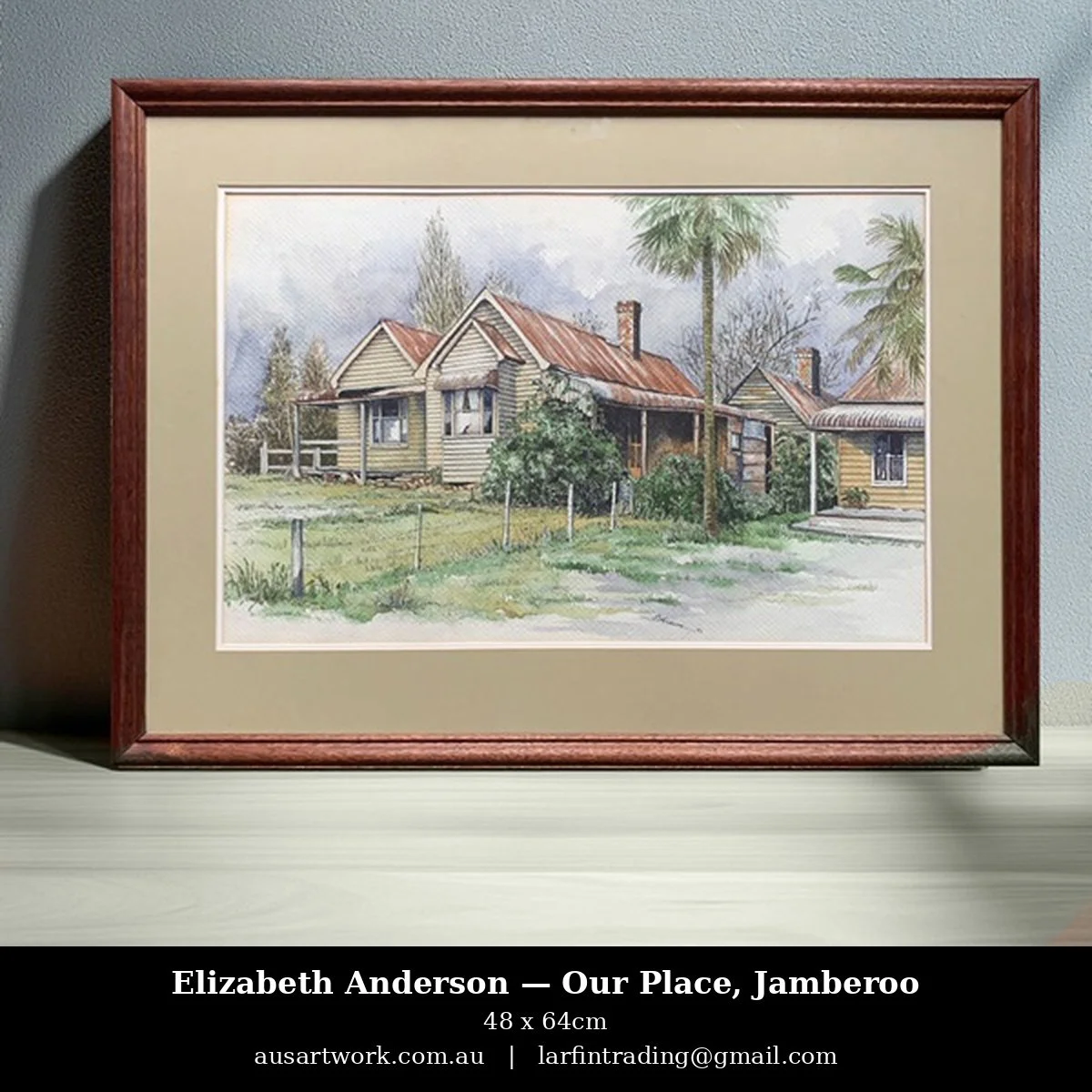 Elizabeth Anderson painting - Our Place, Jamberoo