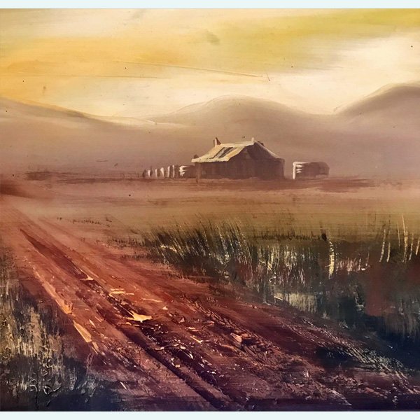 Oil Painting by Williams - Sunset Landscape ausartworks