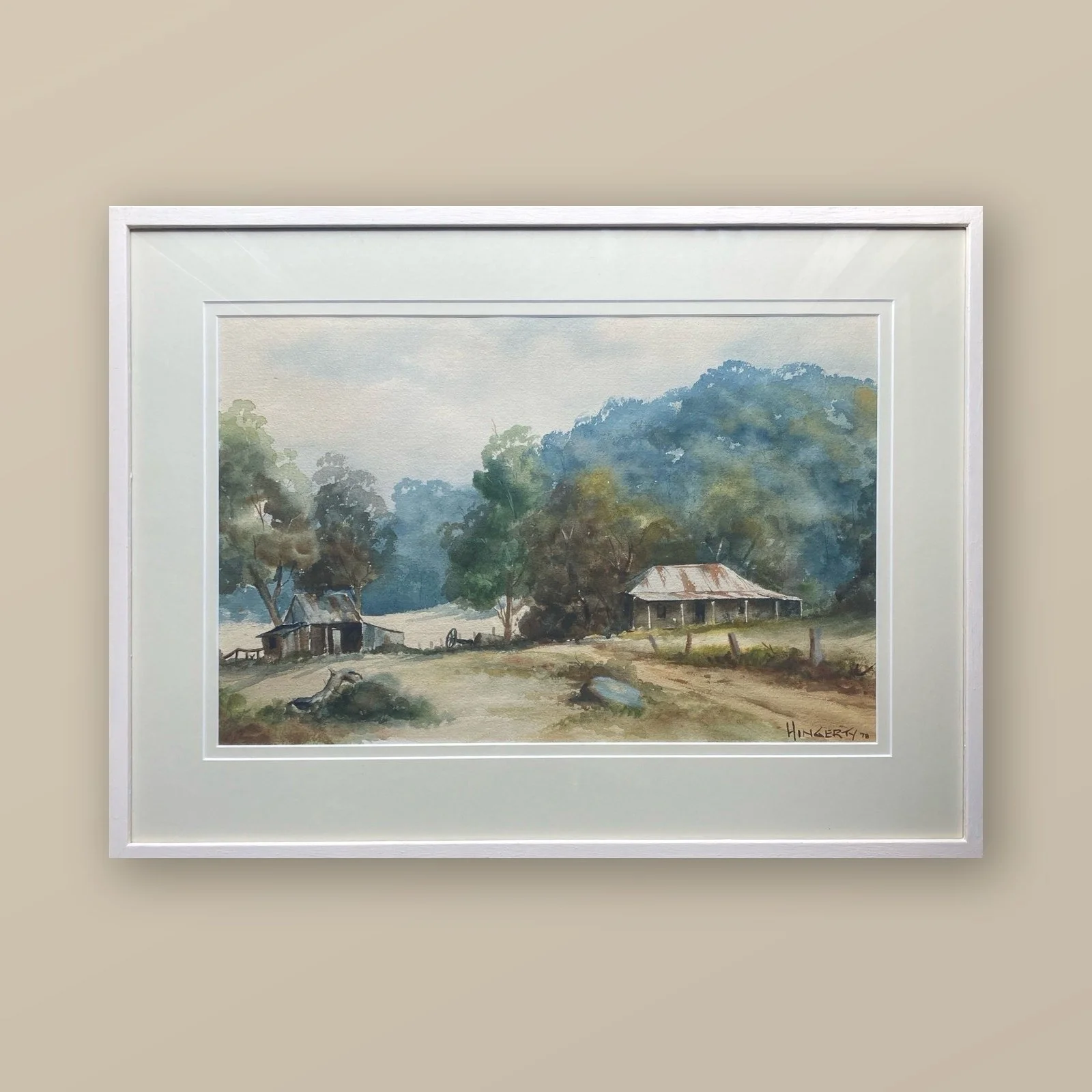 John Hingerty painting - Bylong Valley Scene