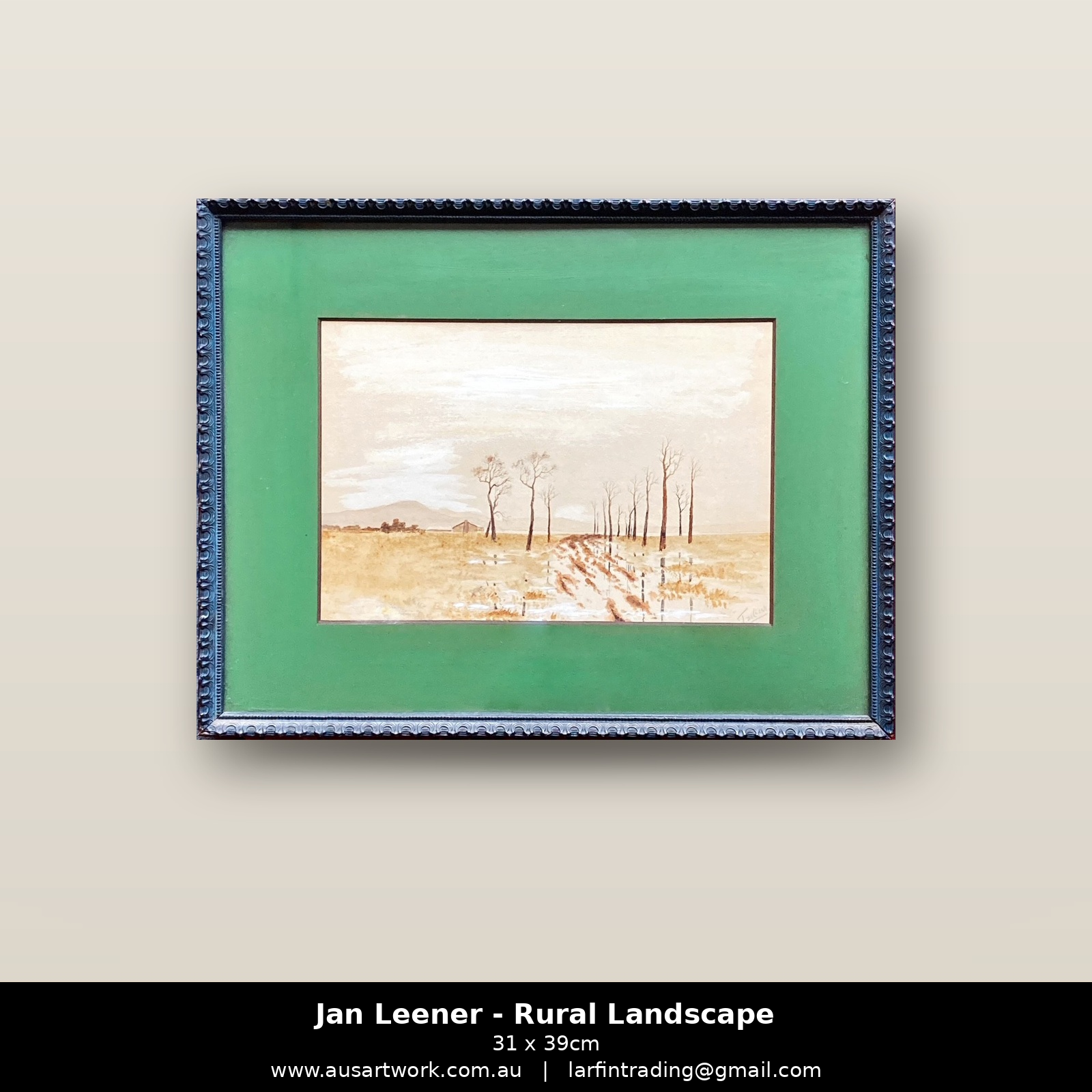 Painting by Jan De Leener - Rural Landscape
