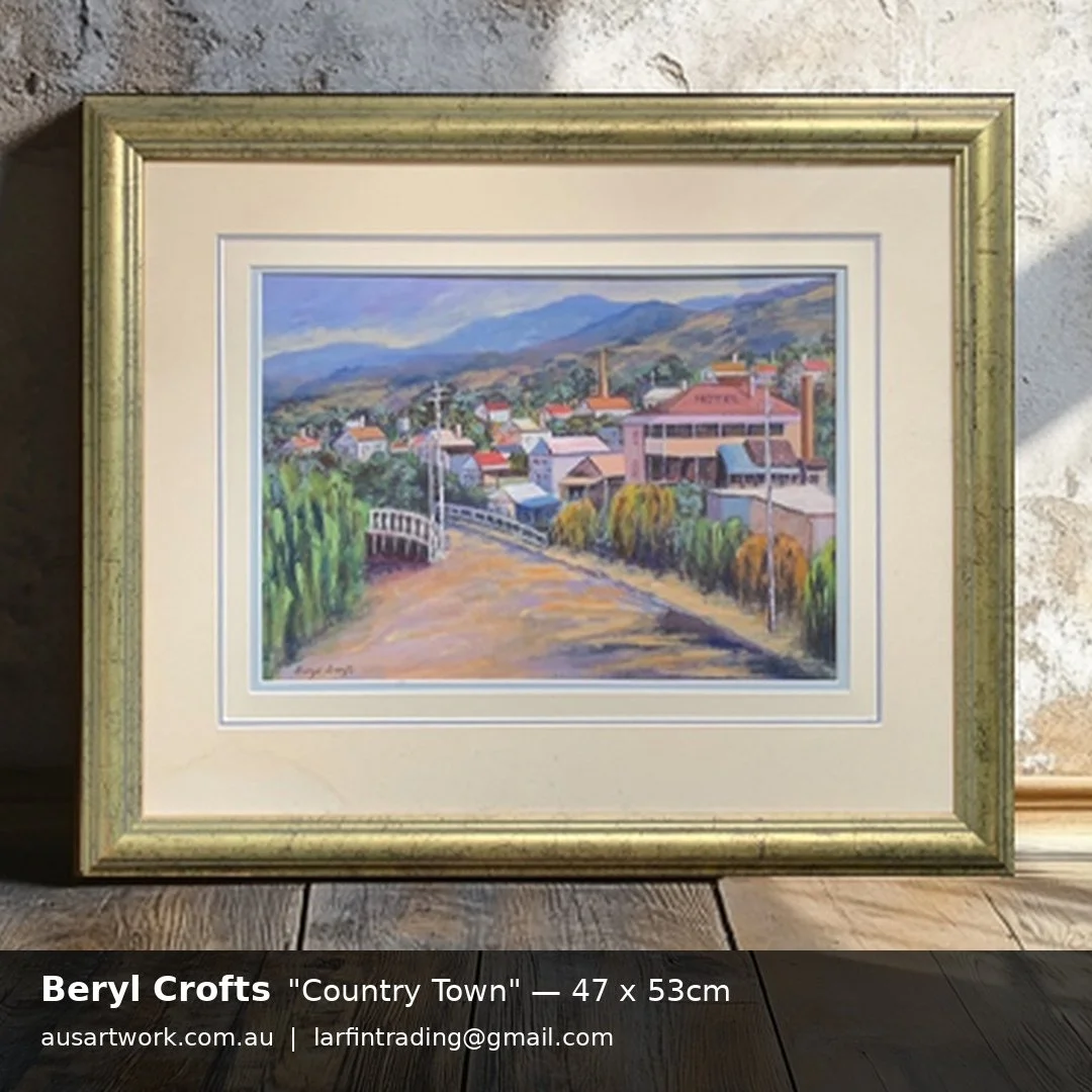 Beryl Crofts Painting - Country Town