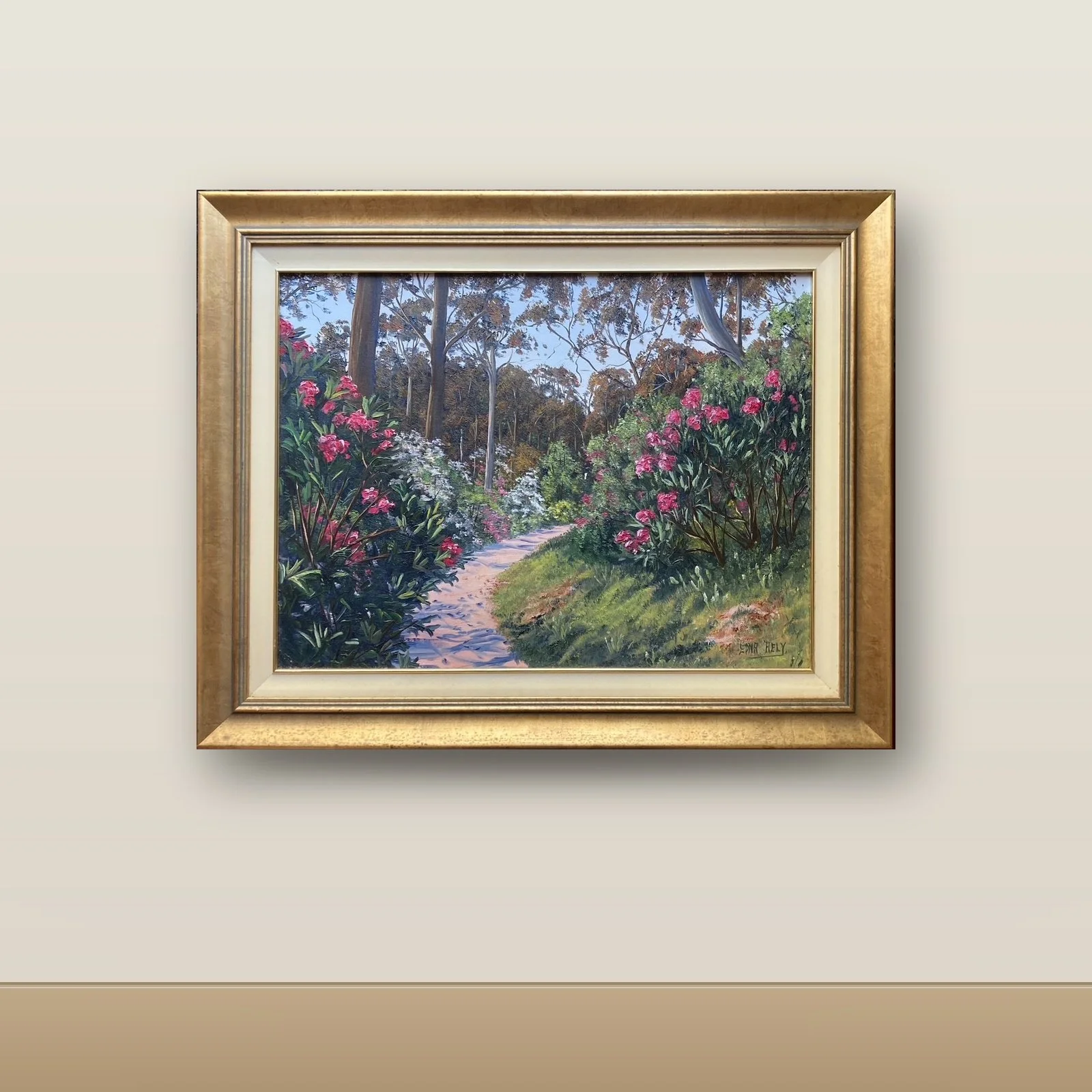 Edna Hely painting - Pathway, Blackheath