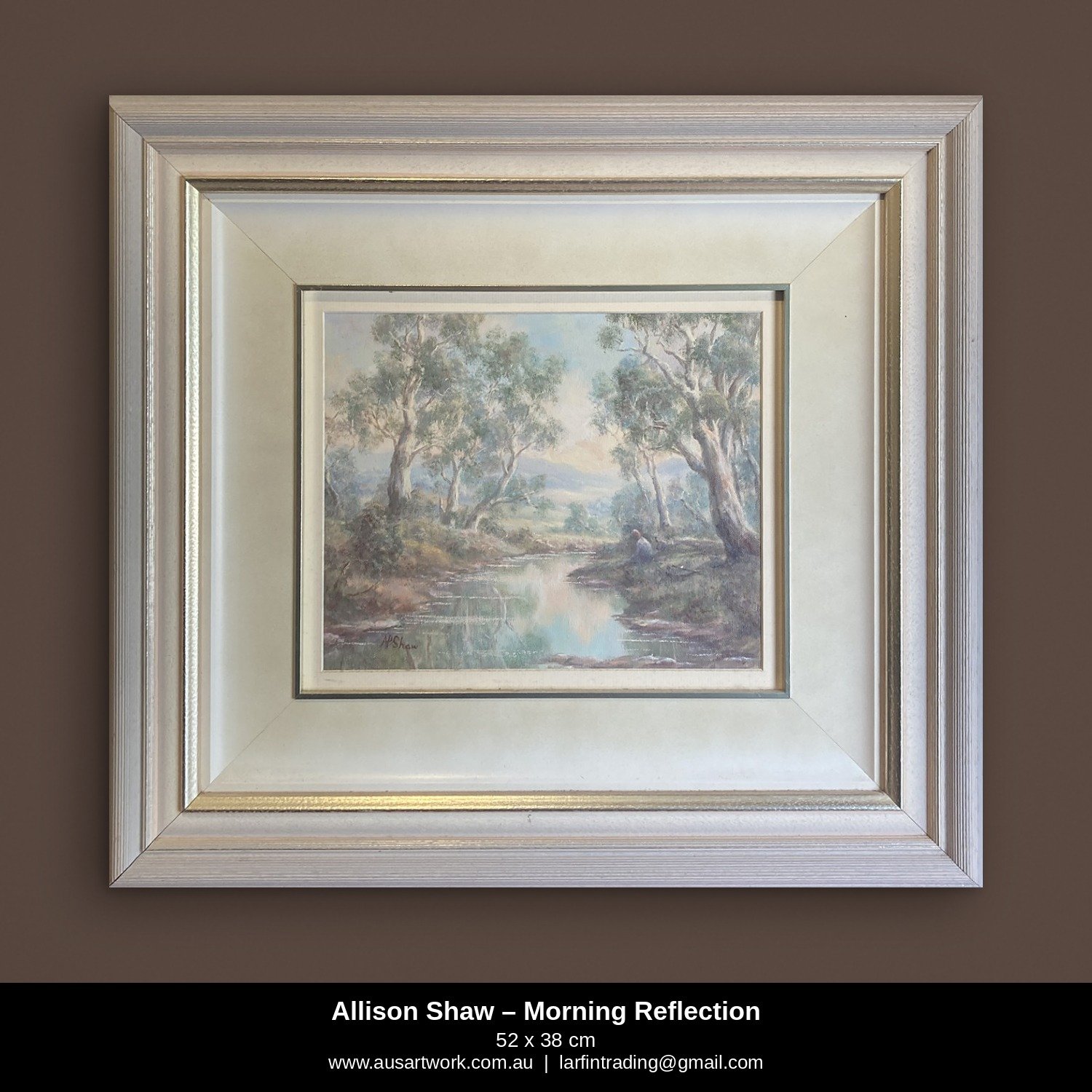 Allison SHAW original oil painting - Morning Reflection