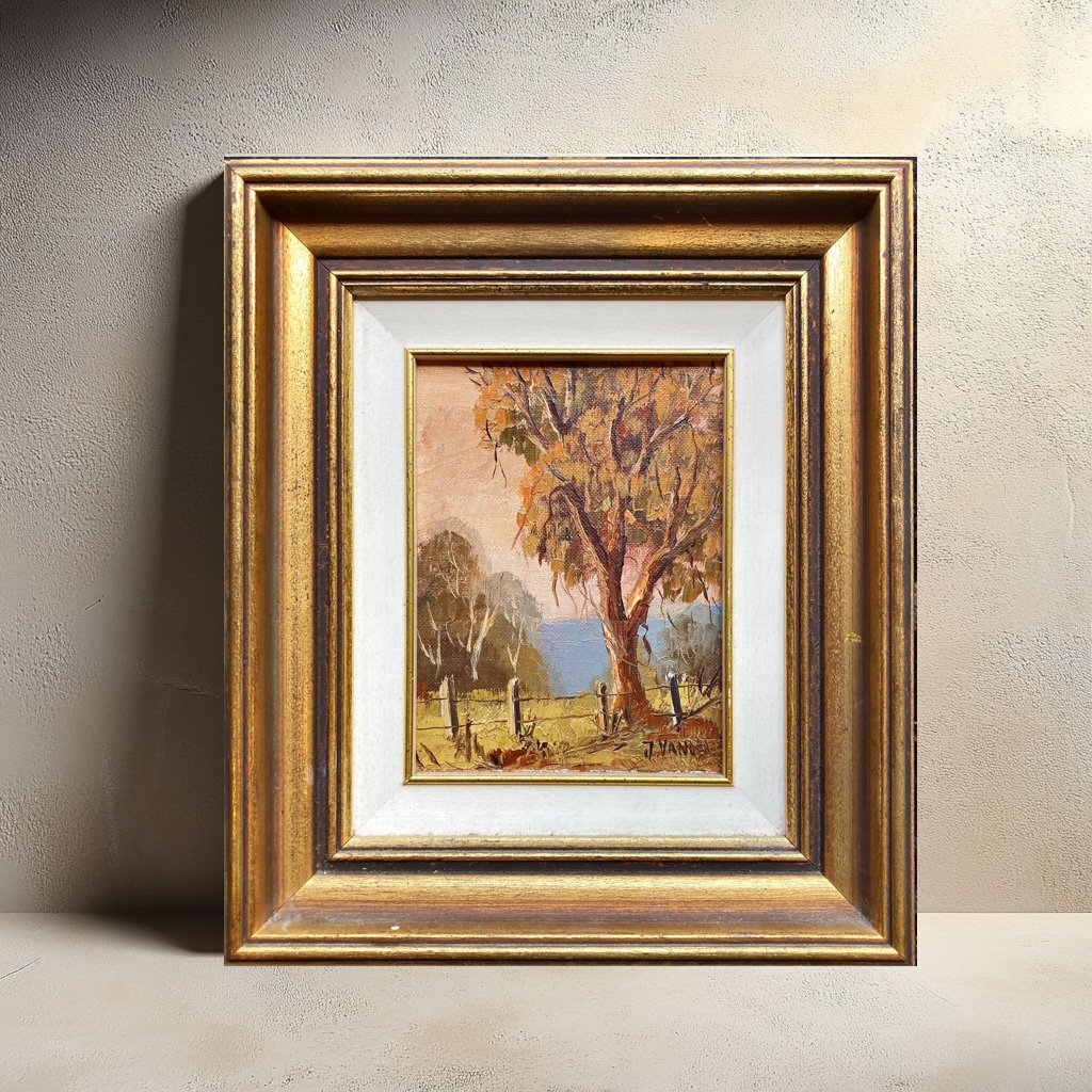 John Vander painting - Tall Gum Tree