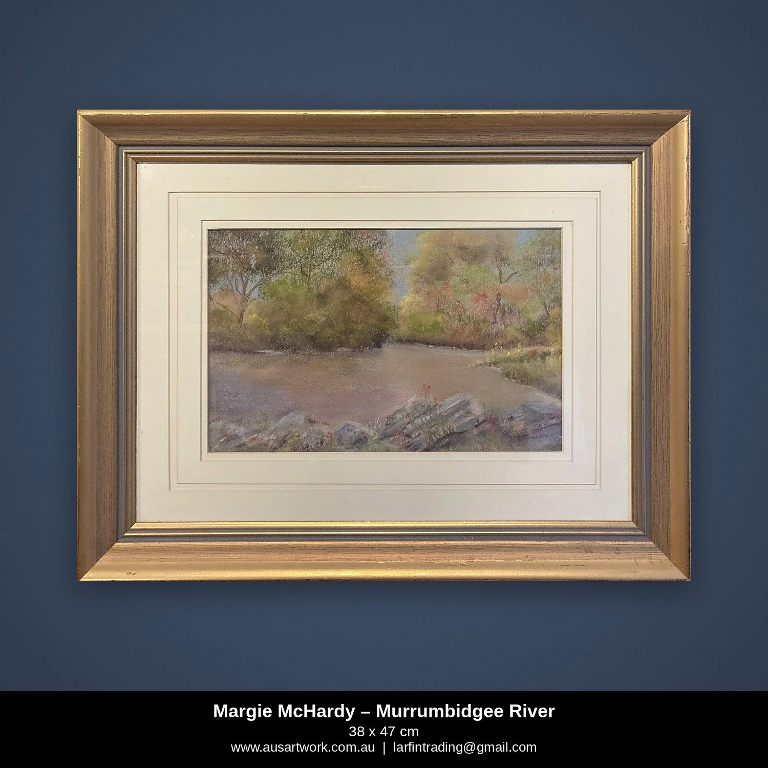 Margie McHardy painting - Murrumbidgee River