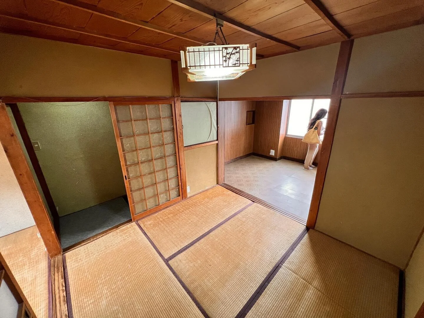 Diamond in the rough! Just look at those beams that were hiding 😍 #japanhomerenovations #homerenovation #akiya