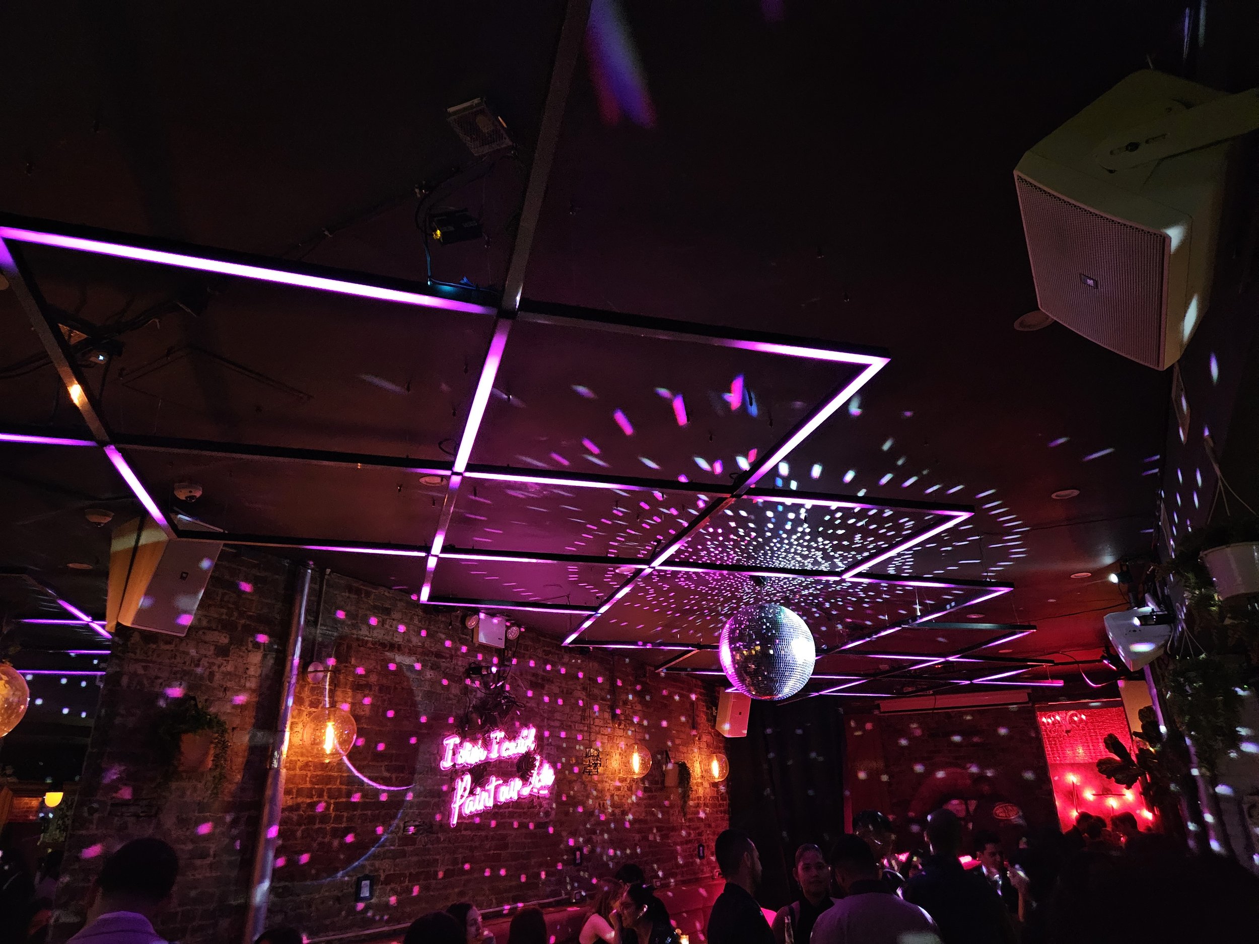 Factory 380 - Gramercy NYC - Ceiling LED Sculpture Build and Installation 