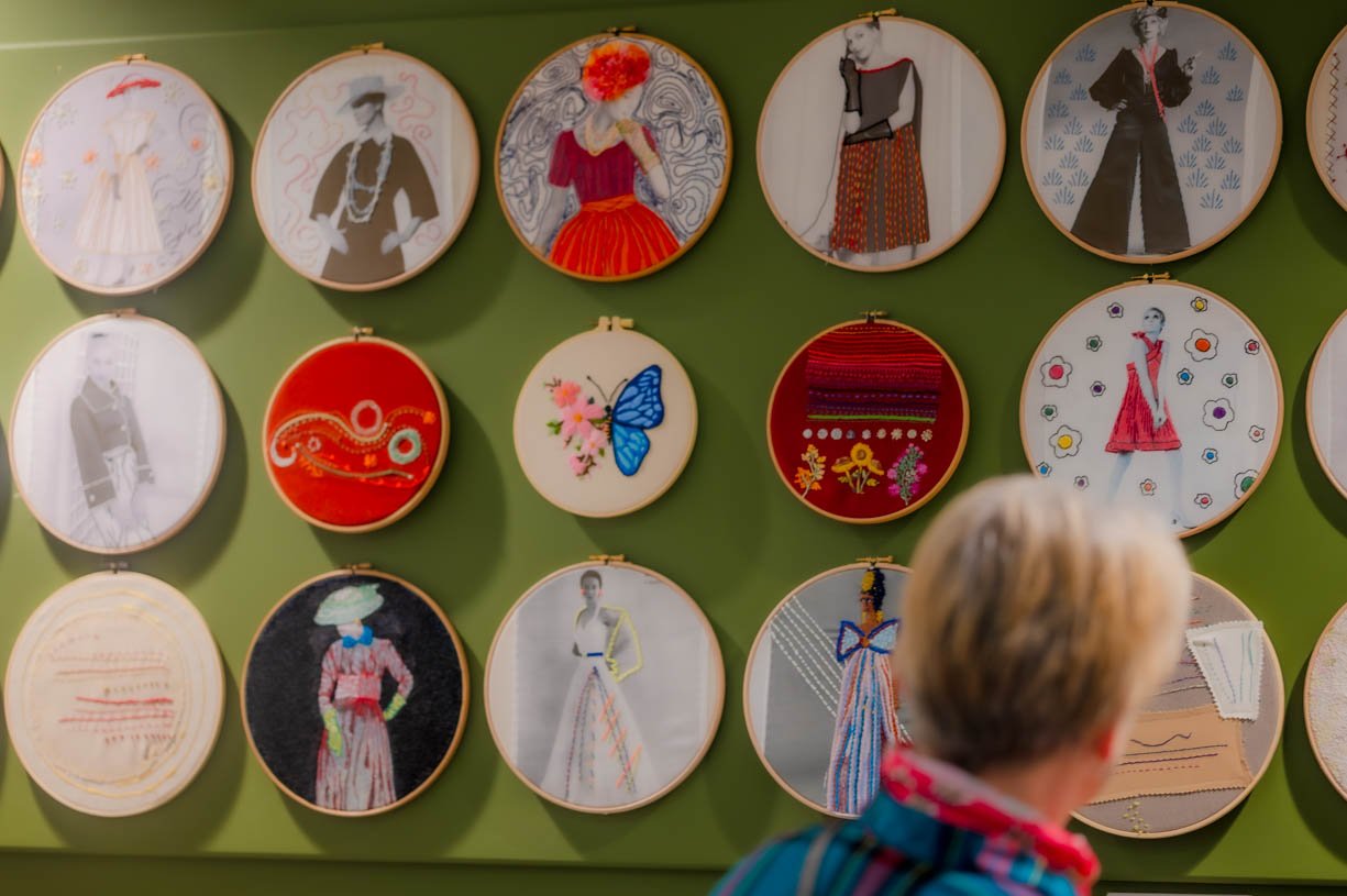 Sewing Circles artwork as part of Sekers Object Exhibition 2025. © Tom Kay
