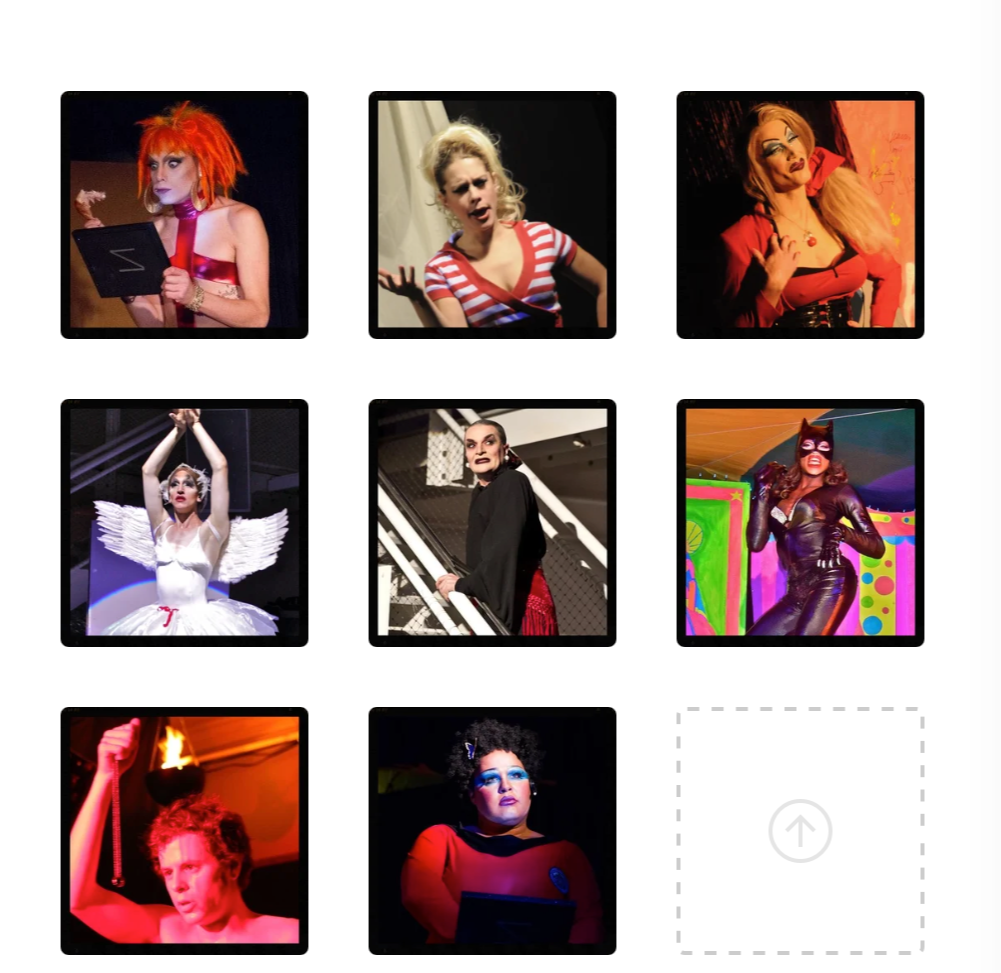  These are the 8 Permanent Dragsical Players; all are guaranteed a role in our feature presentations. 