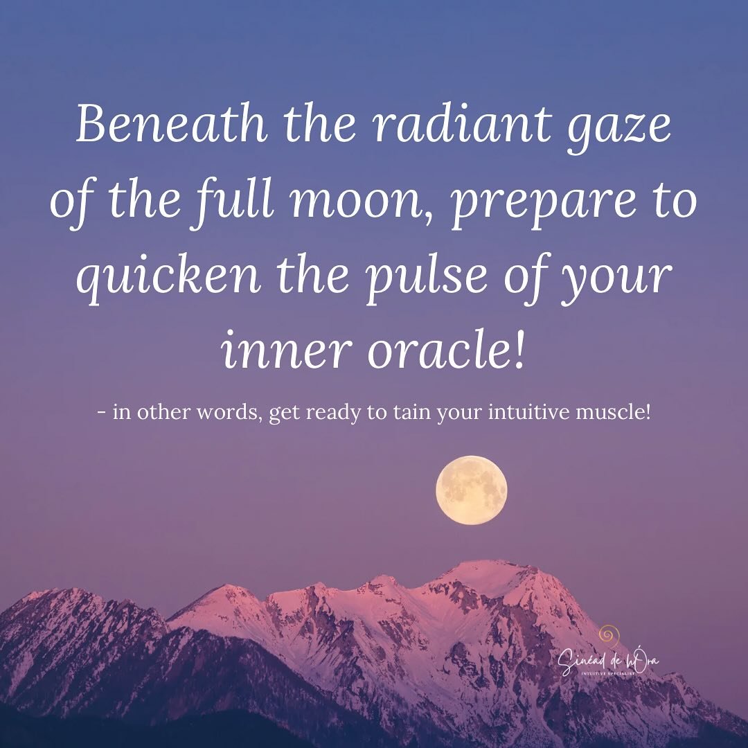 How would you like to learn a few new ways on how to tap into your intuitive muscle? Under the upcoming Full Moon we are going to be doing just that! 

Join me for a Full Moon ceremony next week on Tuesday the 23rd of April from 7:30pm - 8:45pm GMT o