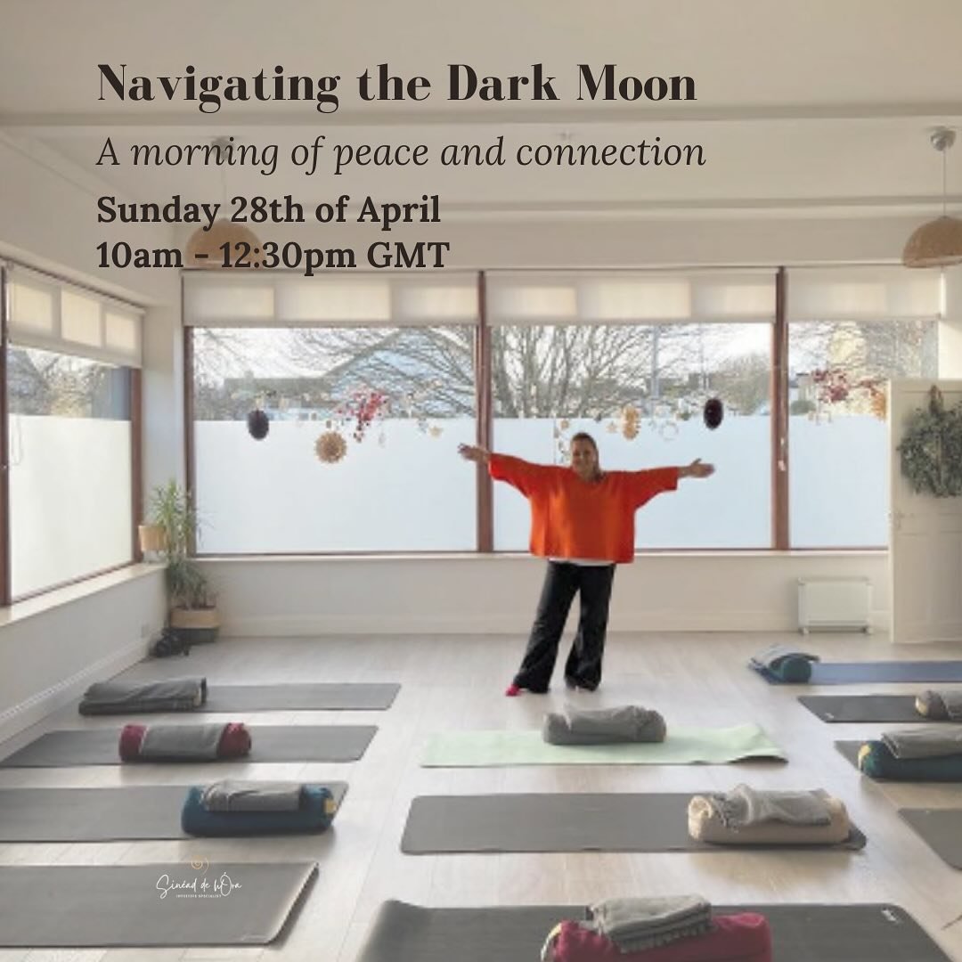 Join me this day next week on Sunday the 28th of April from 10am - 12:30pm @theyogabarrestudio for over two hours where you get to be held under the Dark Moon energies. 

The dark moon is the lead up to the New Moon and she is a rattler. She can leav