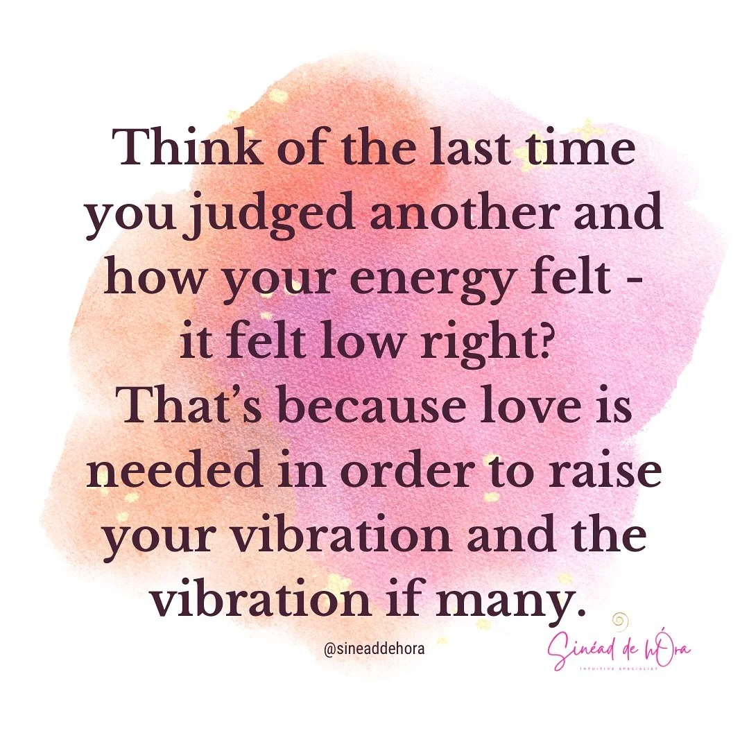Judgement is a sign of the imbalanced feminine. In order to raise vibrations, we need love and love comes from the balanced feminine energy. I&rsquo;ve been seeing a lot of people judging recently, it&rsquo;s not what the world needs right now. The r