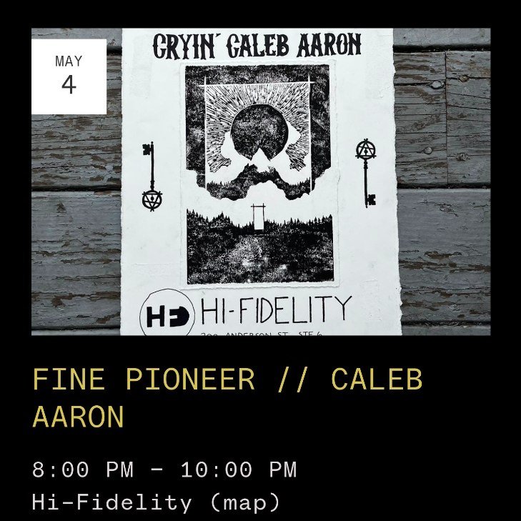 SATURDAY NIGHT - LIVE MUSIC - 8-10PM!
FINE PIONEER // CALEB AARON
@finepioneer @cryincalebaaron 
No cover

#LiveMusicNight #SaturdaySounds #FinePioneerLive #CalebAaronMusic #NoCover #FreeEvent #MusicLoversMeet #WeekendVibes #NightOutMusic #DiscoverNe