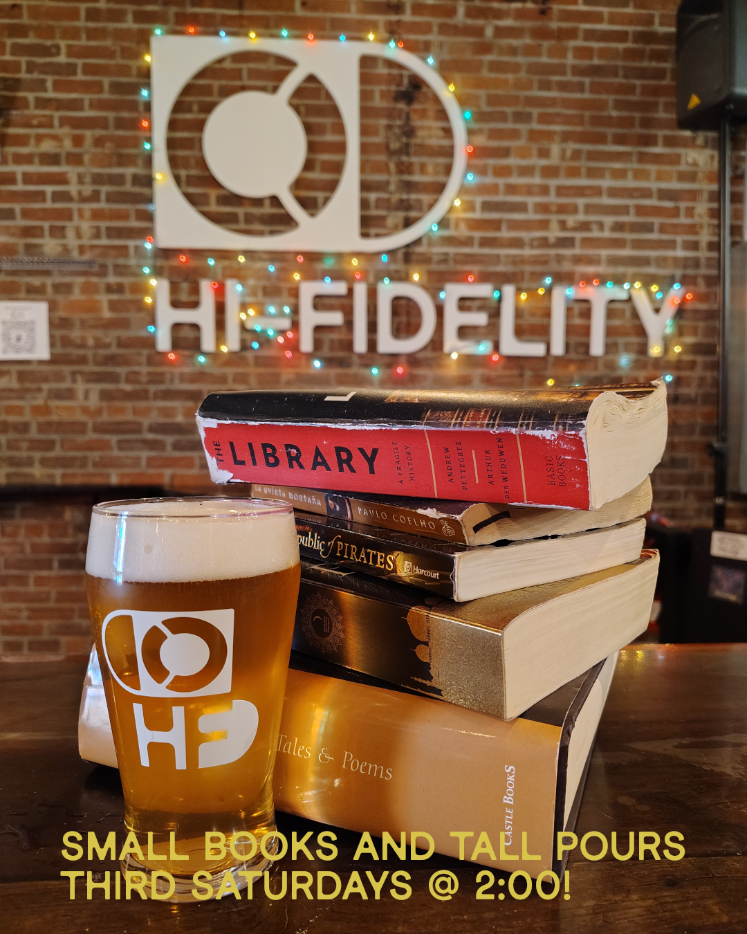 Small Books and Tall Pours