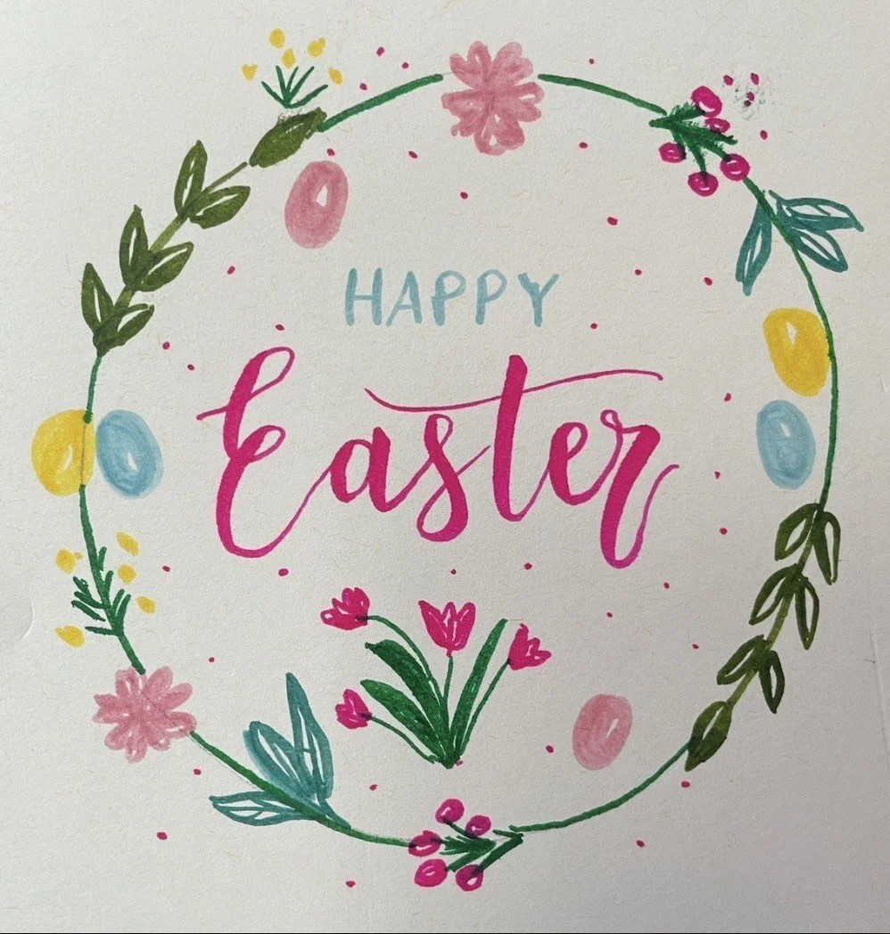 Spring &amp; Easter Brush Pen Calligraphy