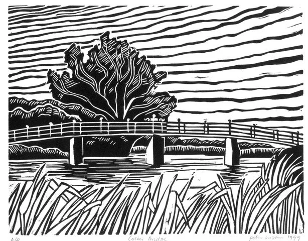 Black Magic - Lino Printing