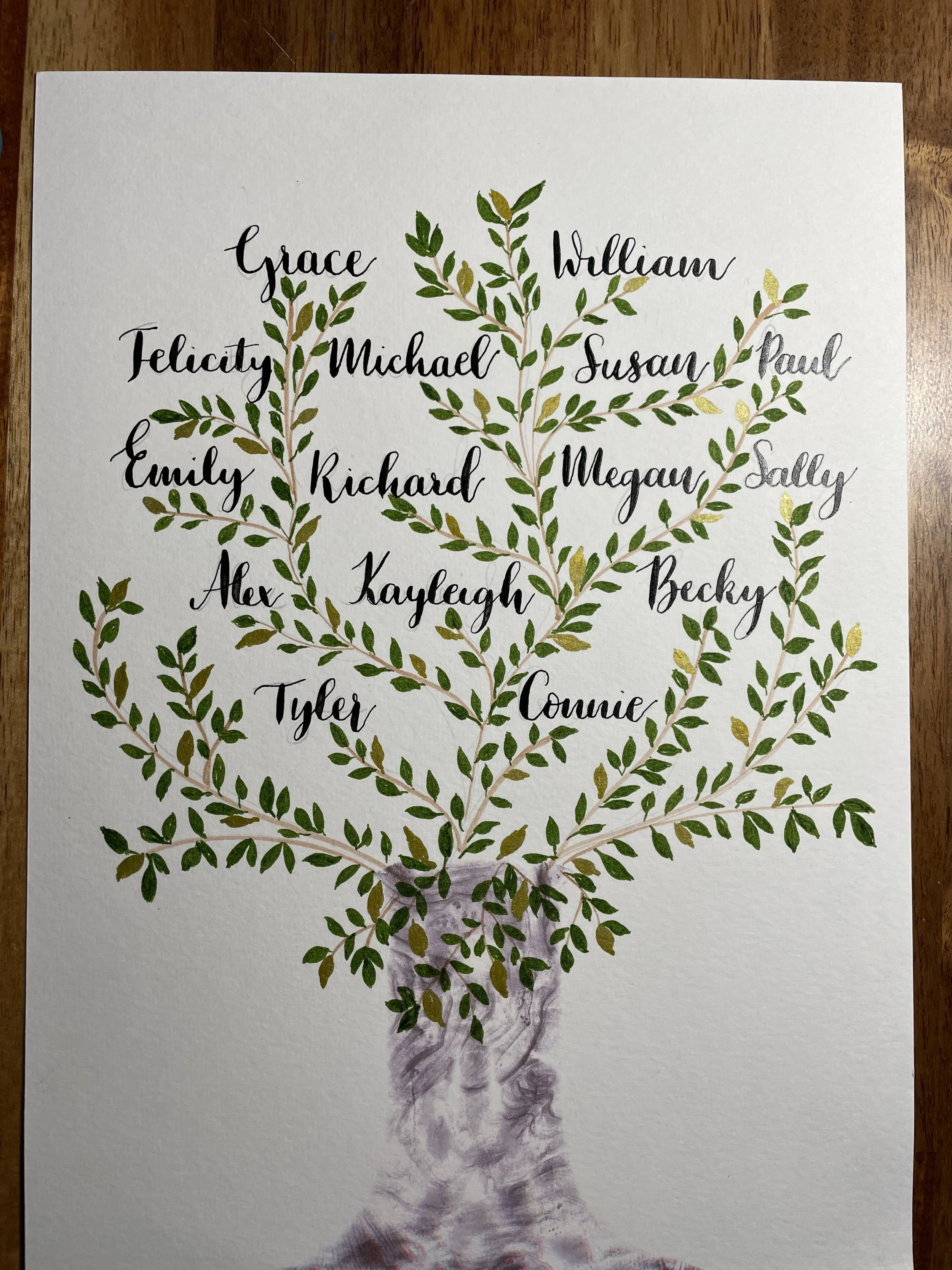 Beginner's Brush Pen and Family Tree Calligraphy