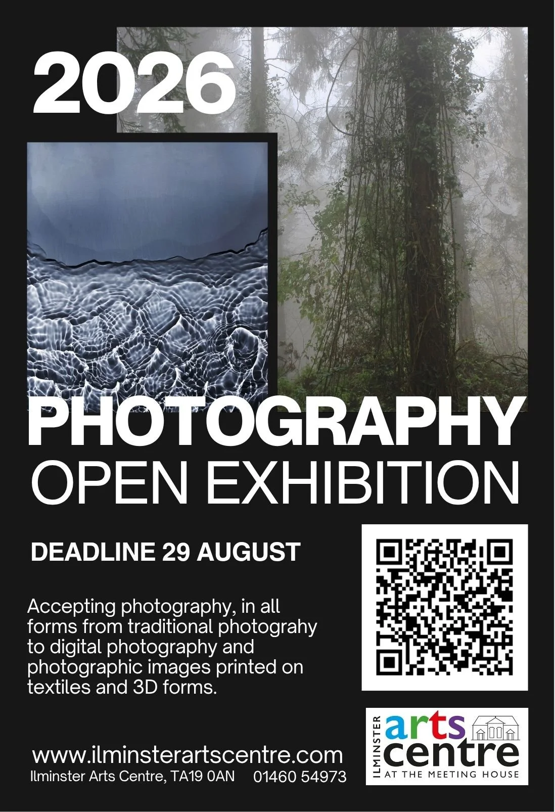 Ilminster Arts Centre launches 2026 Photography Open Competition
