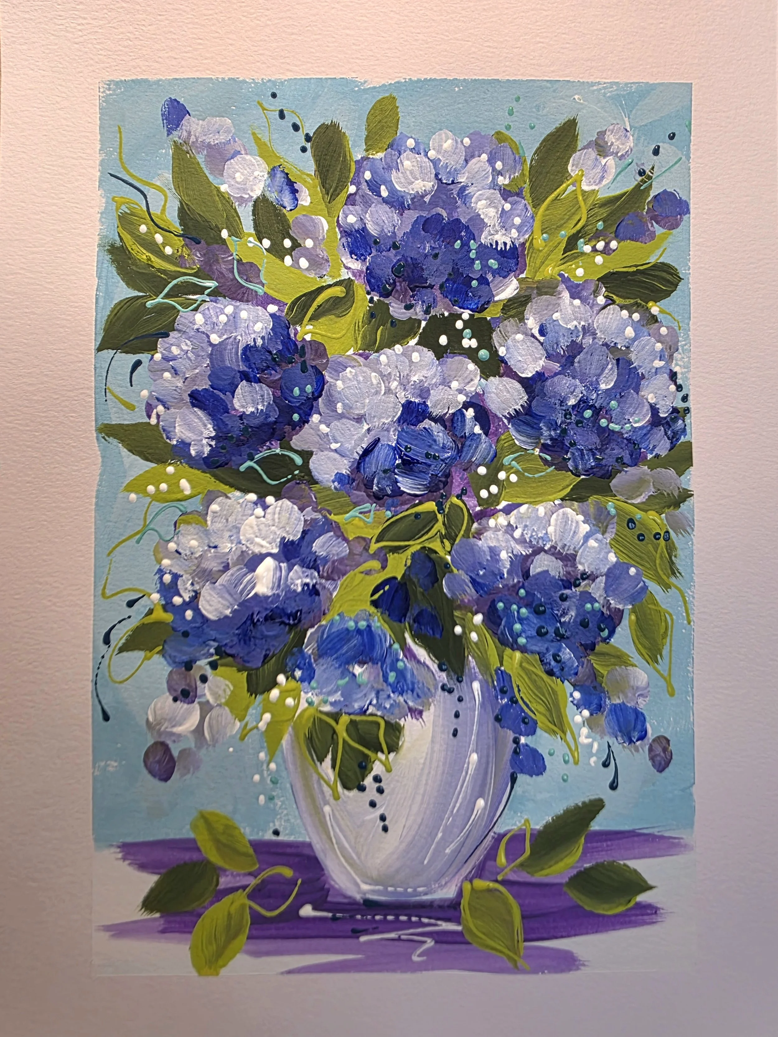 Loose Acrylic Florals