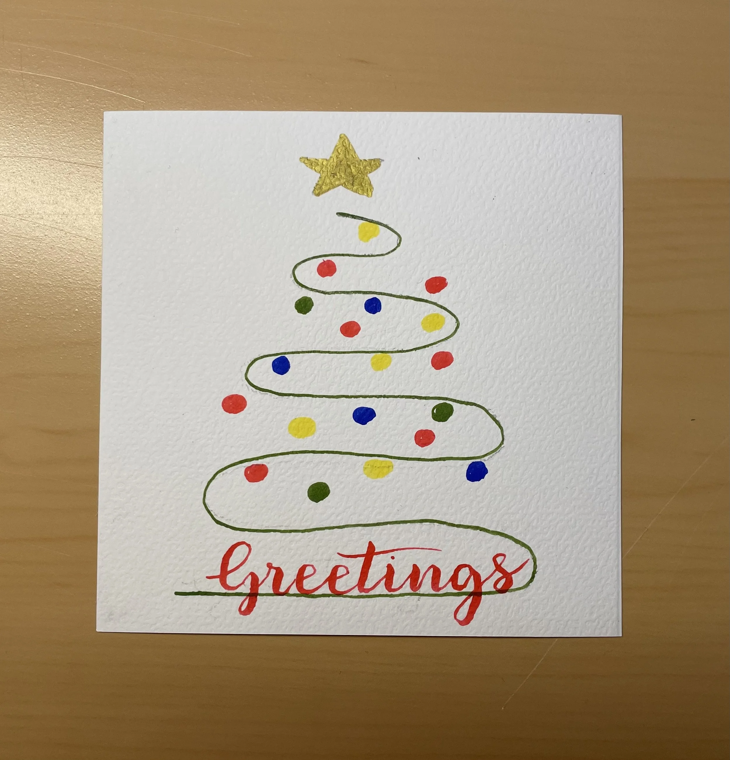 Christmas Brush Pen Calligraphy