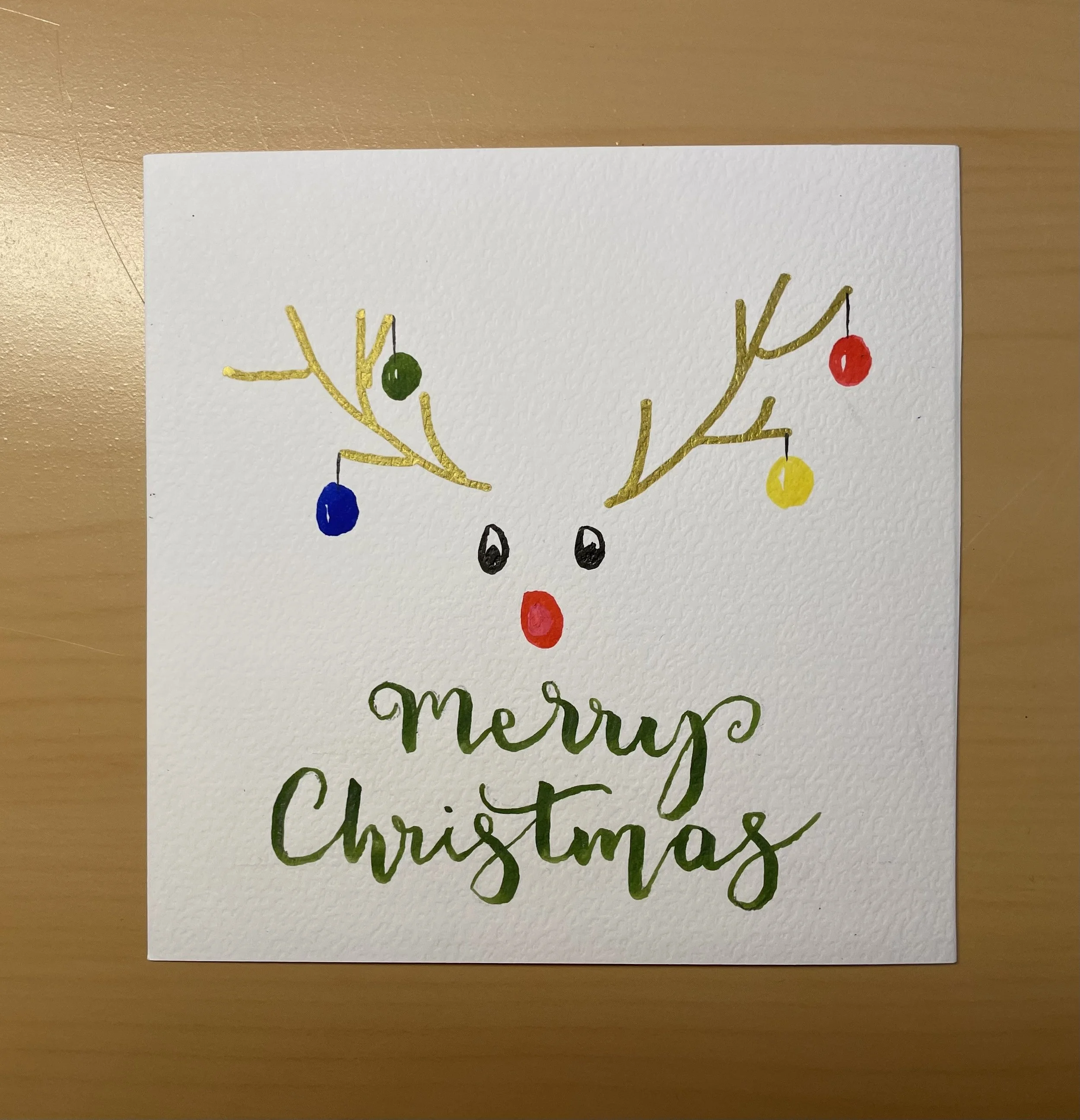 Christmas Brush Pen Calligraphy