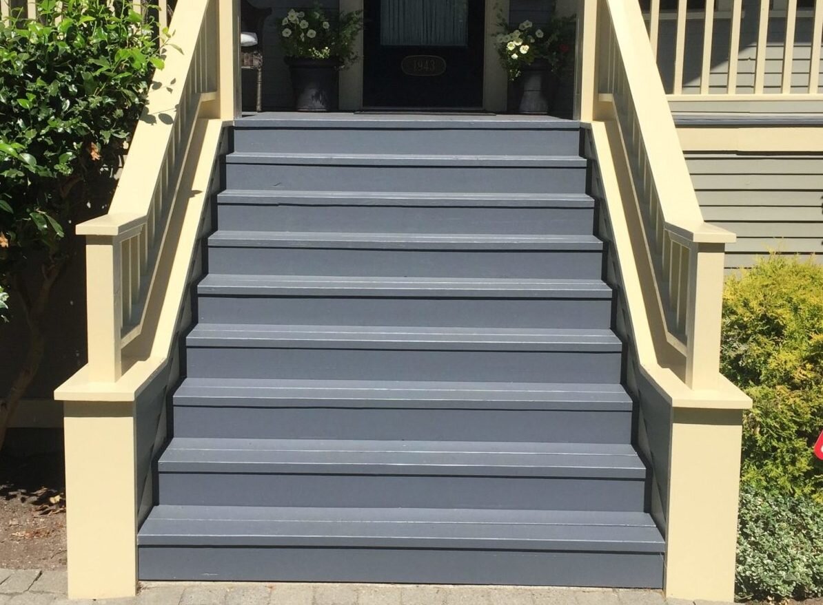 Front Wood Staircase
