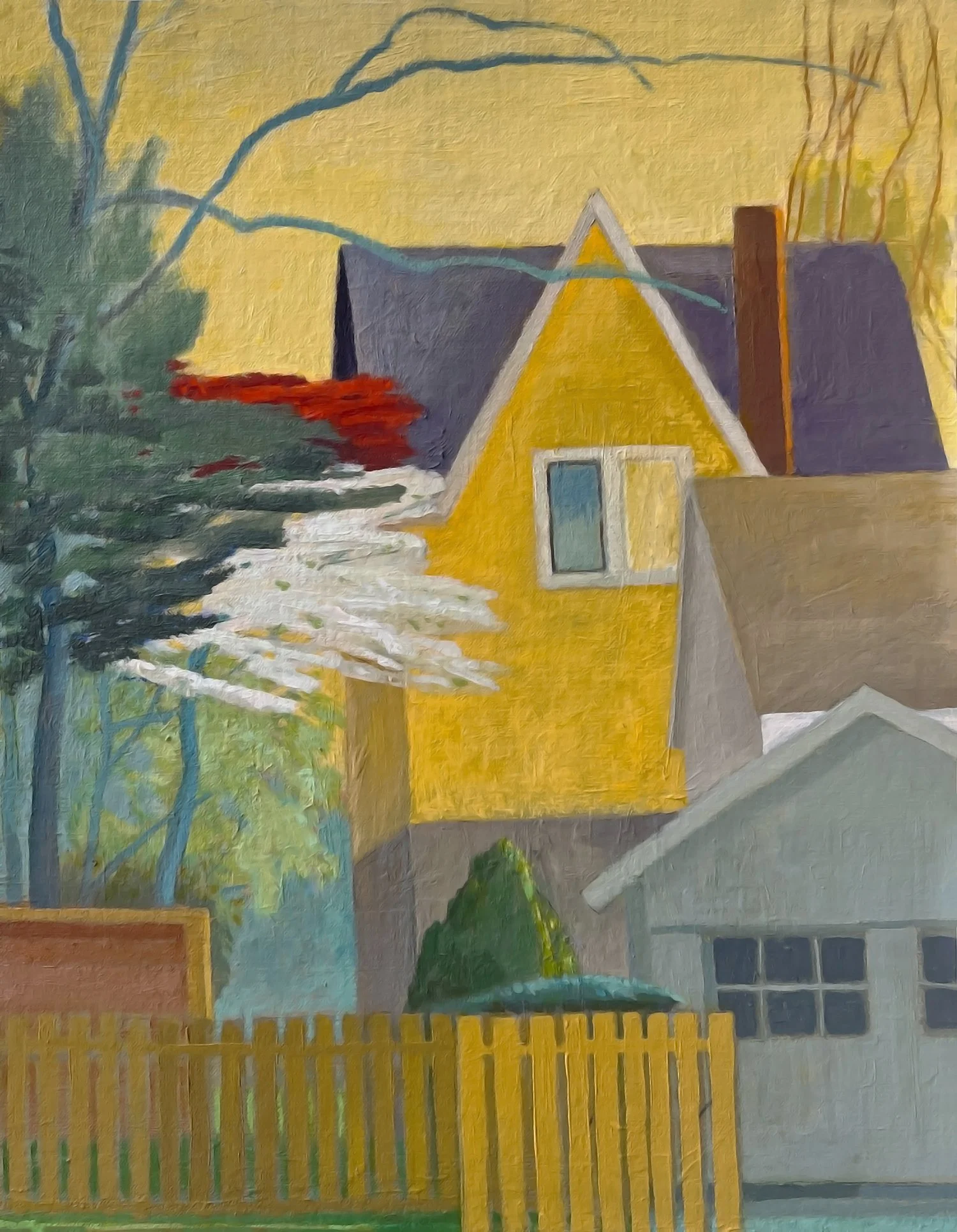 Bright Spot, oil on linen, 20 x 16"