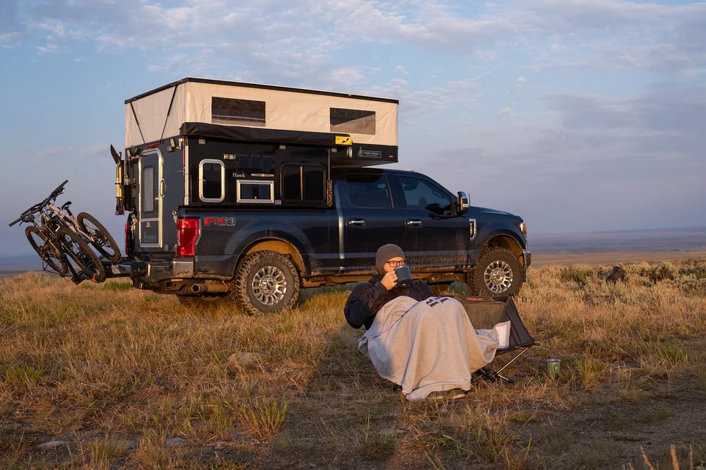 &bull;&bull;&bull; Day 3 &amp; 4 &bull;&bull;&bull;

The one with the best campsite ever. 🏕️

#fourwheelcampers #wyomingroadtrip #visitwyoming