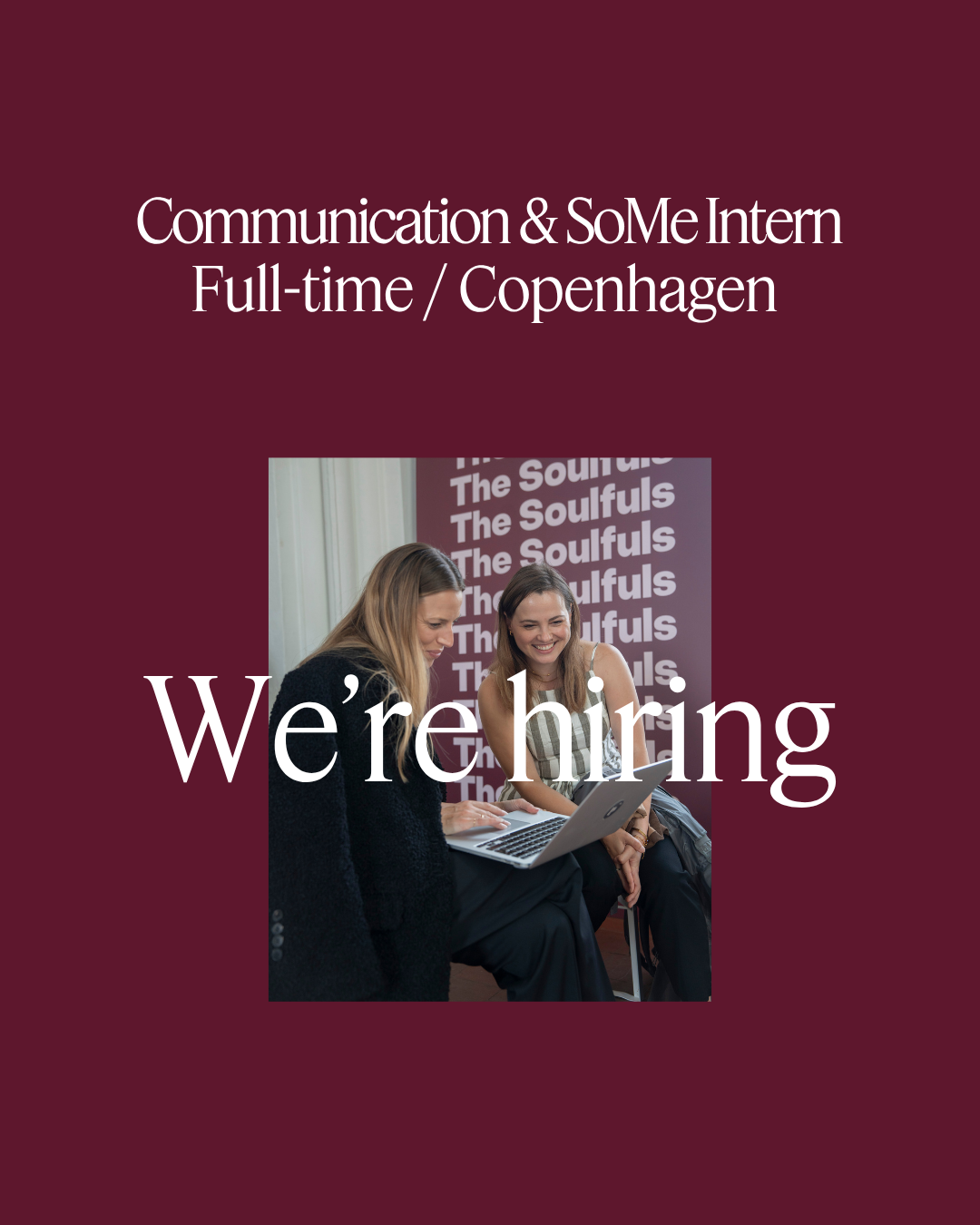 (August 2026) Internship: Communication &amp; SoMe Intern