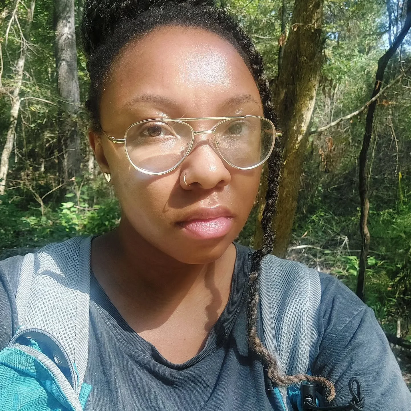 My new office... 
I really liked something that my therapist had said, seeing as how I'm always @ the forest these days, that she hopes it inspires a book setting for me. And that she'll be able to sense "this book was created around a lot of o