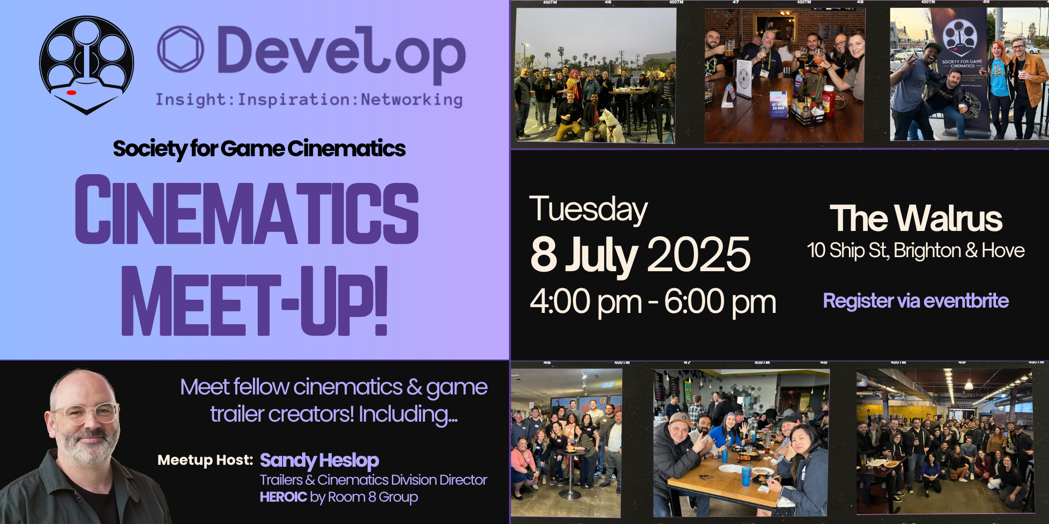 Develop:Brighton Game Cinematics Meet-Up