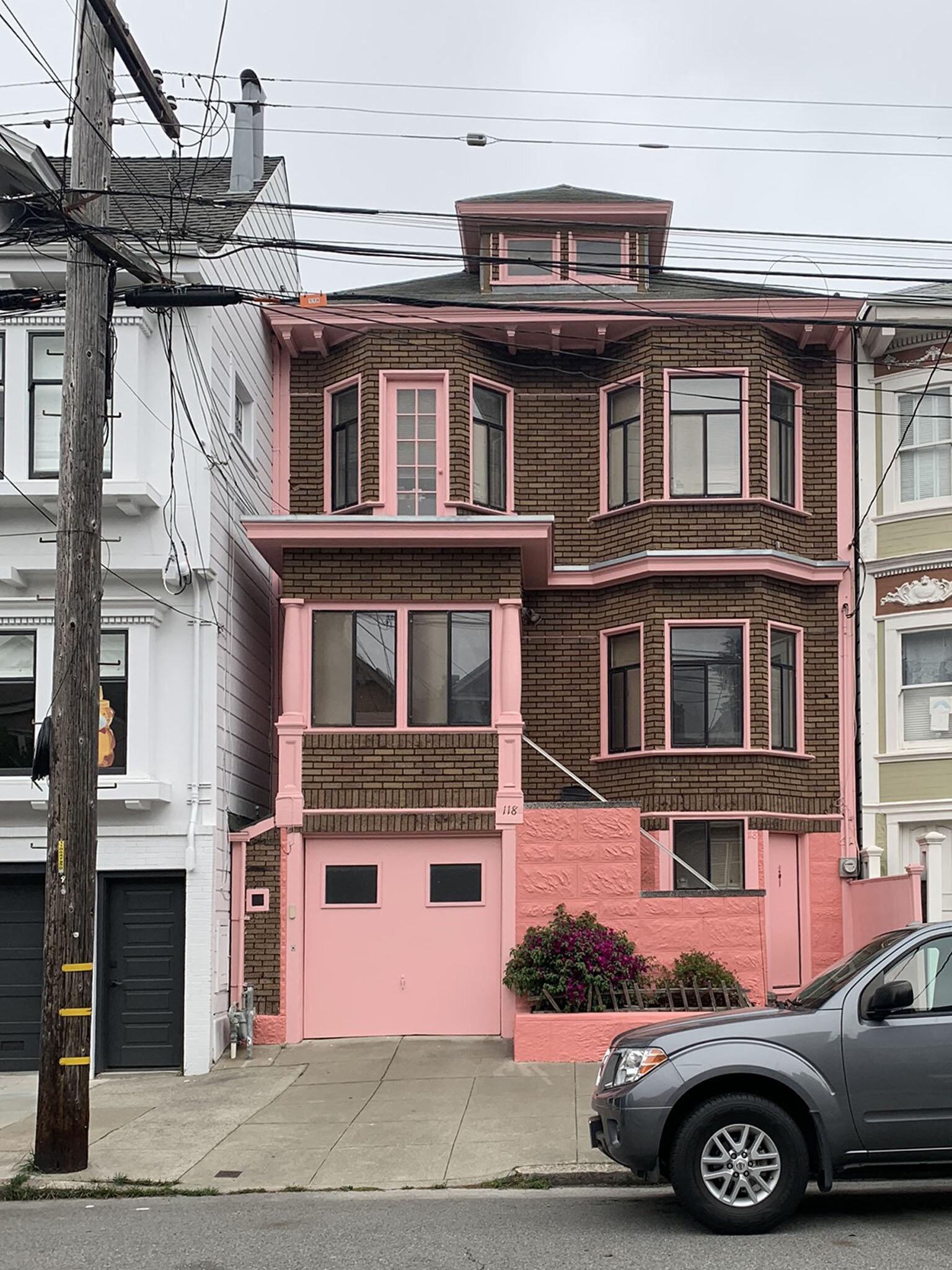 Red Pink Home Exterior Paint San Francisco