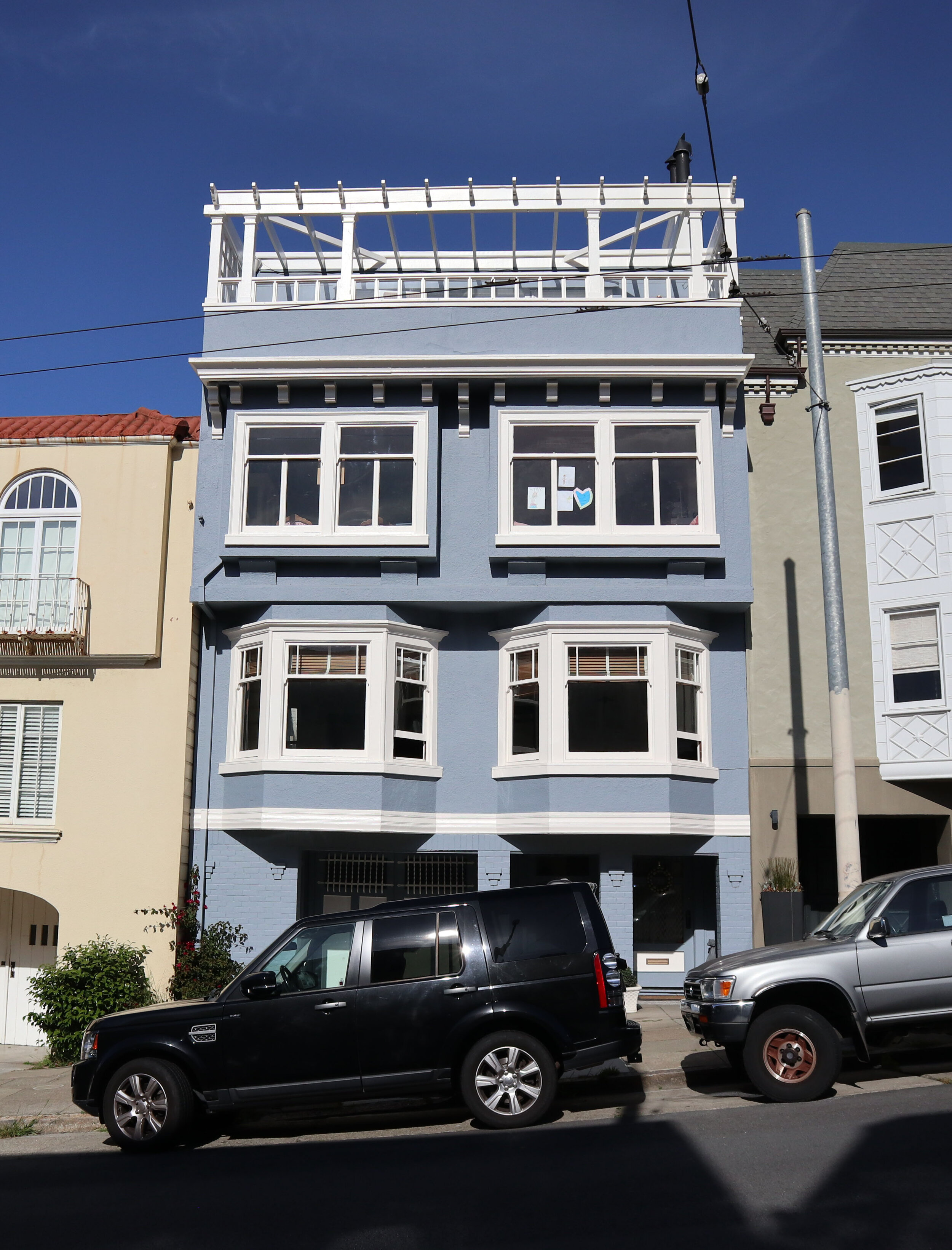 Blue Color Home Exterior Paint San Francisco