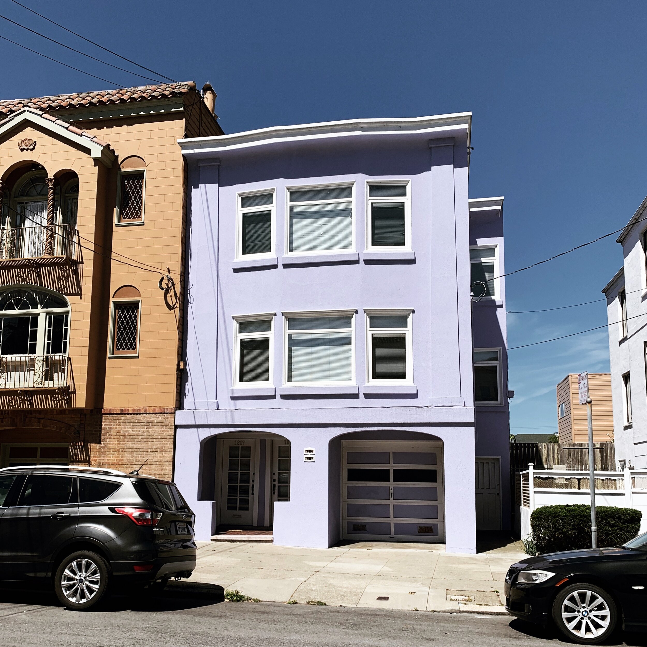 Purple Color Home Exterior Paint San Francisco