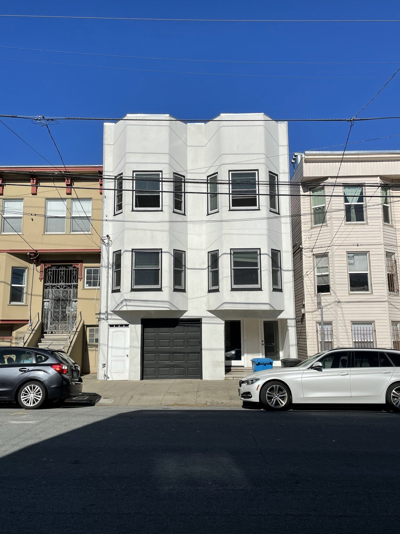 Gray White Color Home Exterior Paint San Francisco