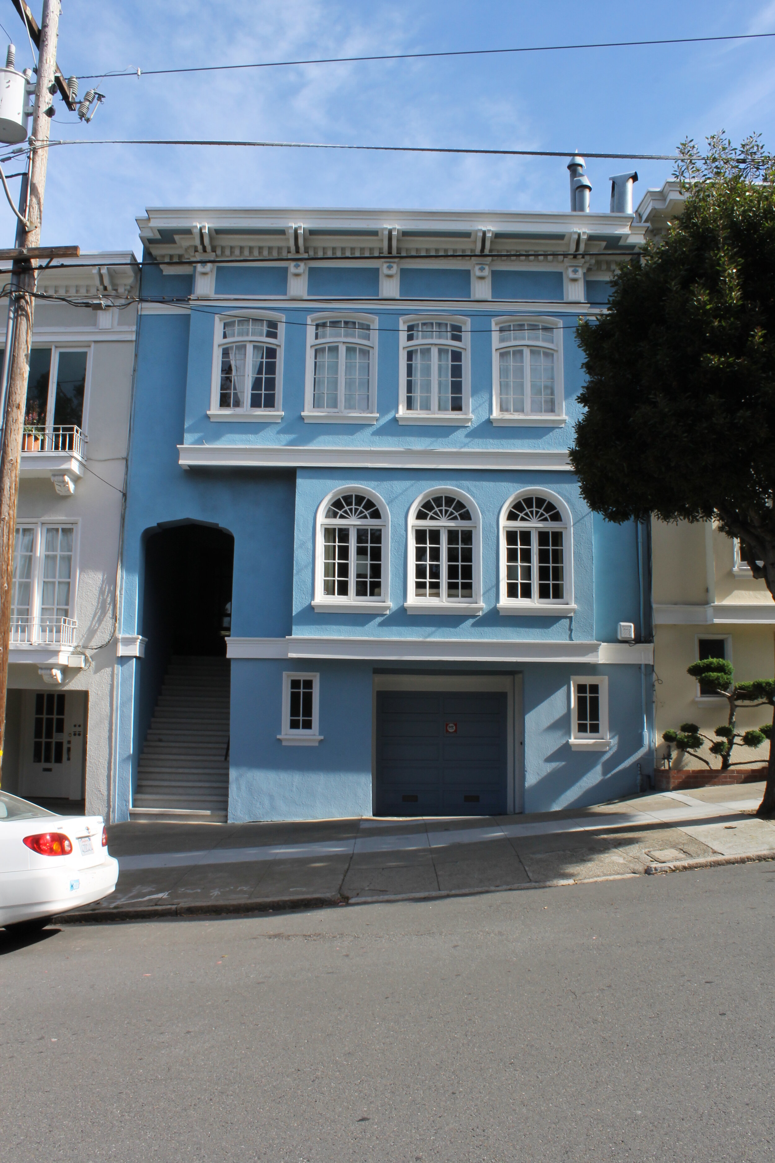 Blue Color Home Exterior Paint San Francisco