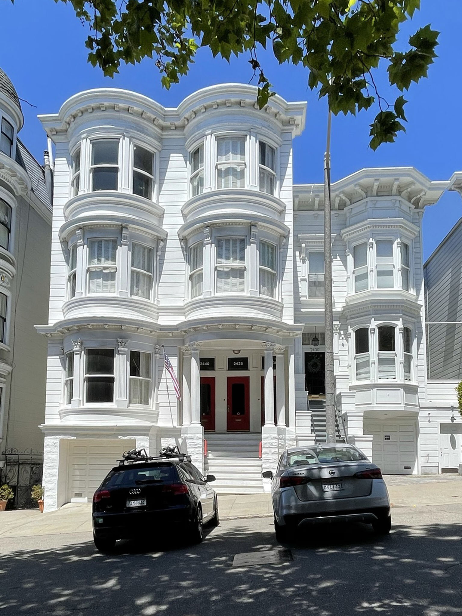 Gray White Color Home Exterior Paint San Francisco
