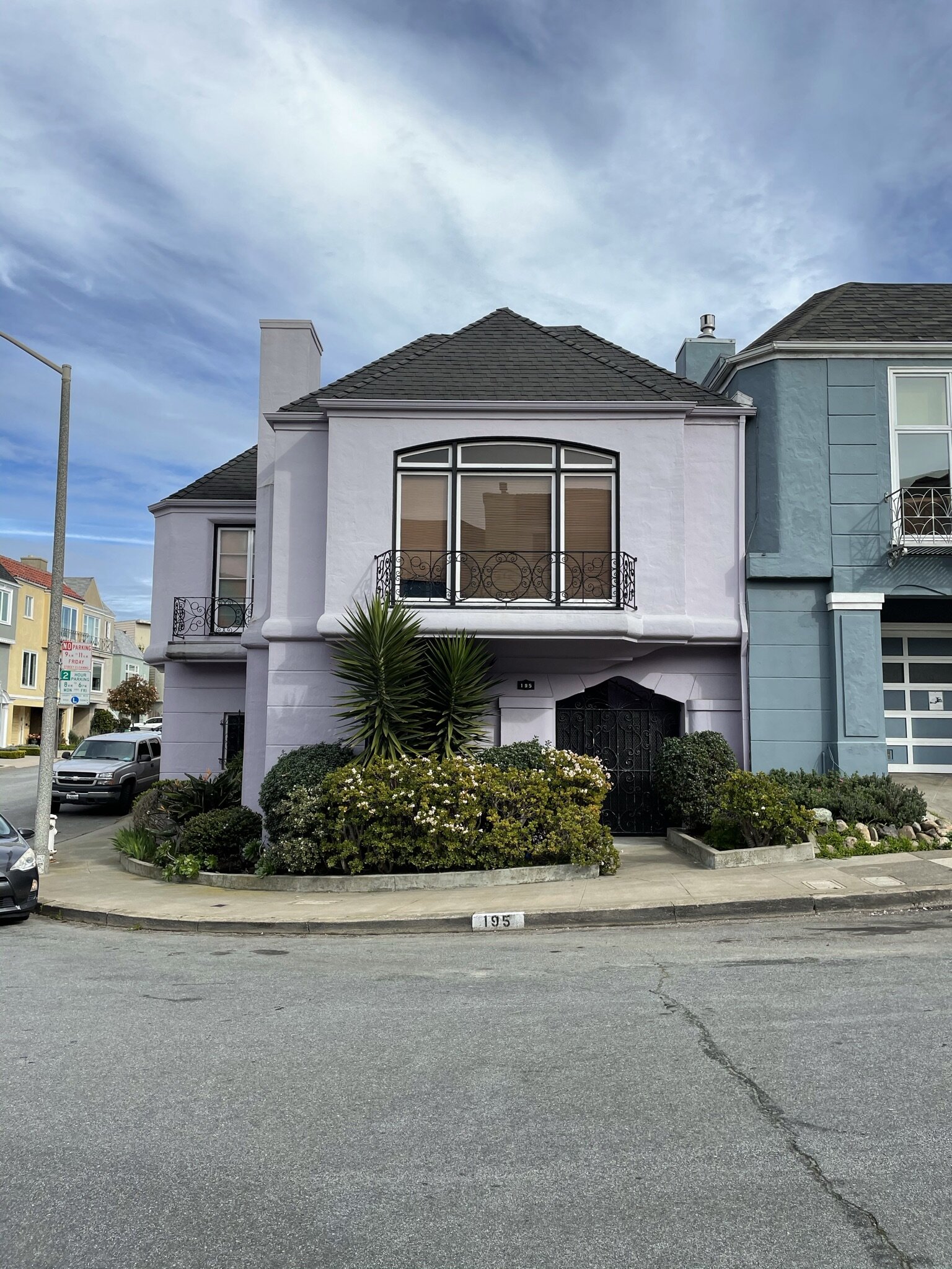 Purple Color Home Exterior Paint San Francisco