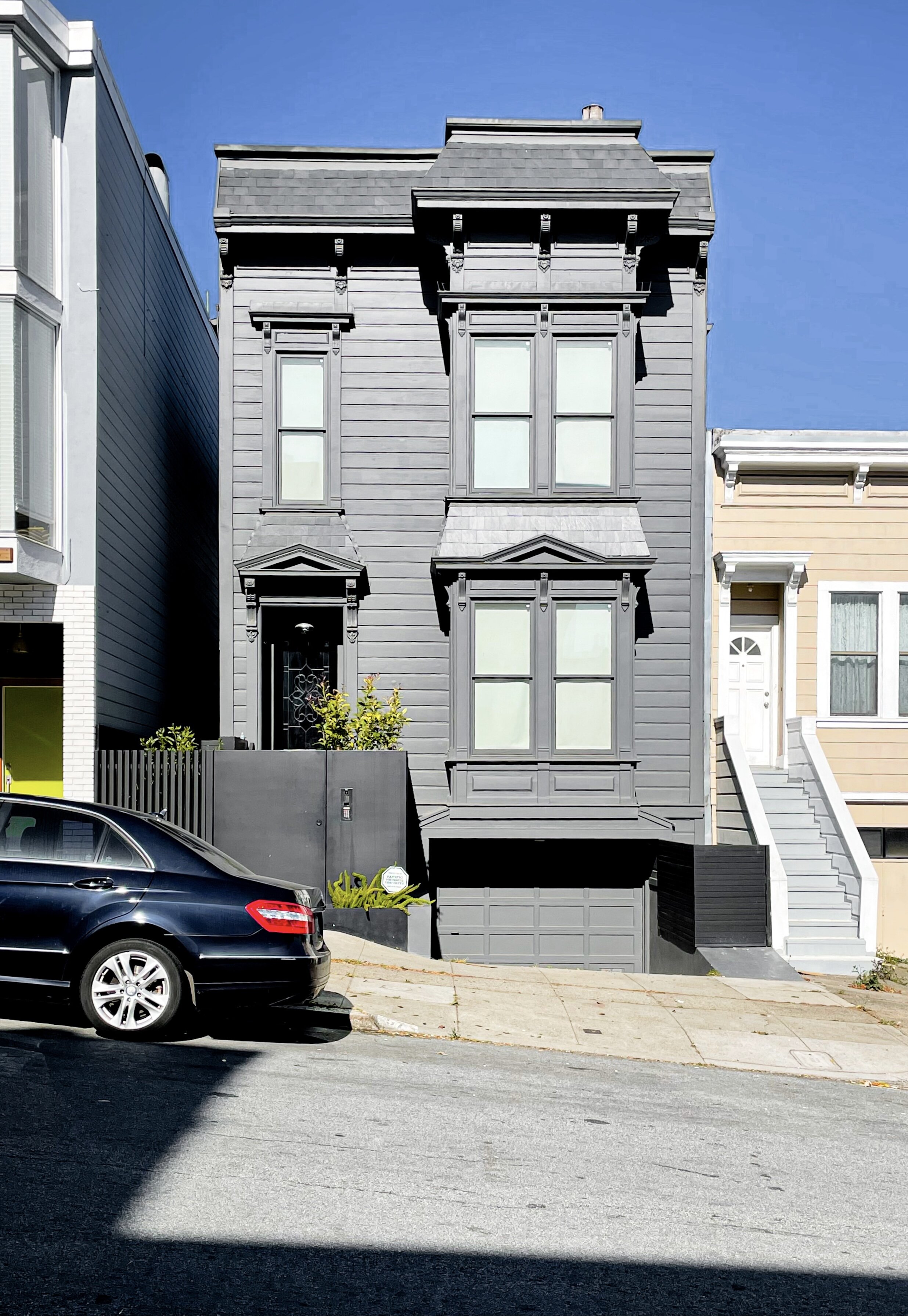 Black Brown Color Home Exterior Paint San Francisco