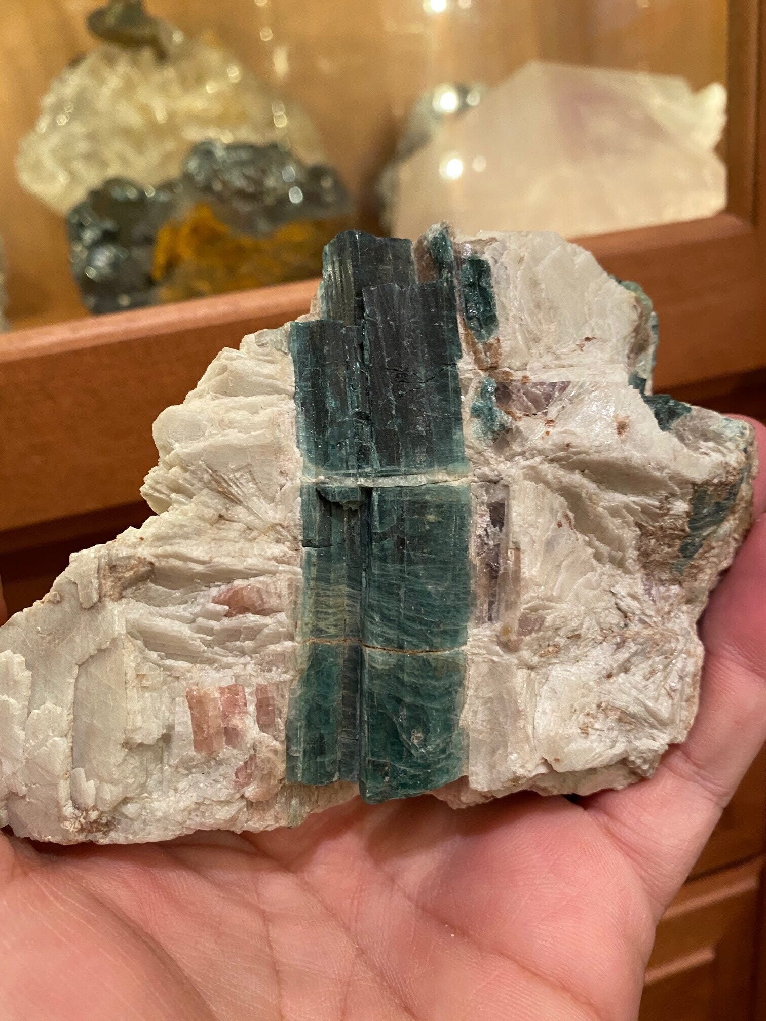 Maine Tourmaline in Matrix – available