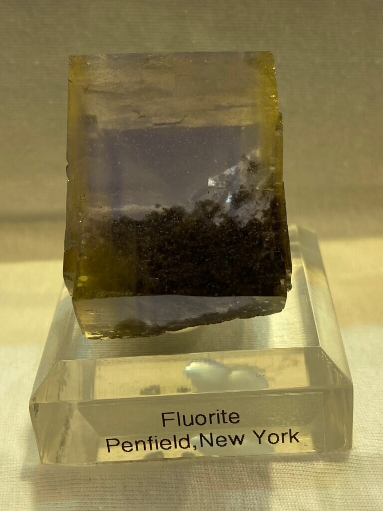 Aquarium fluorite from Penfield Quarry