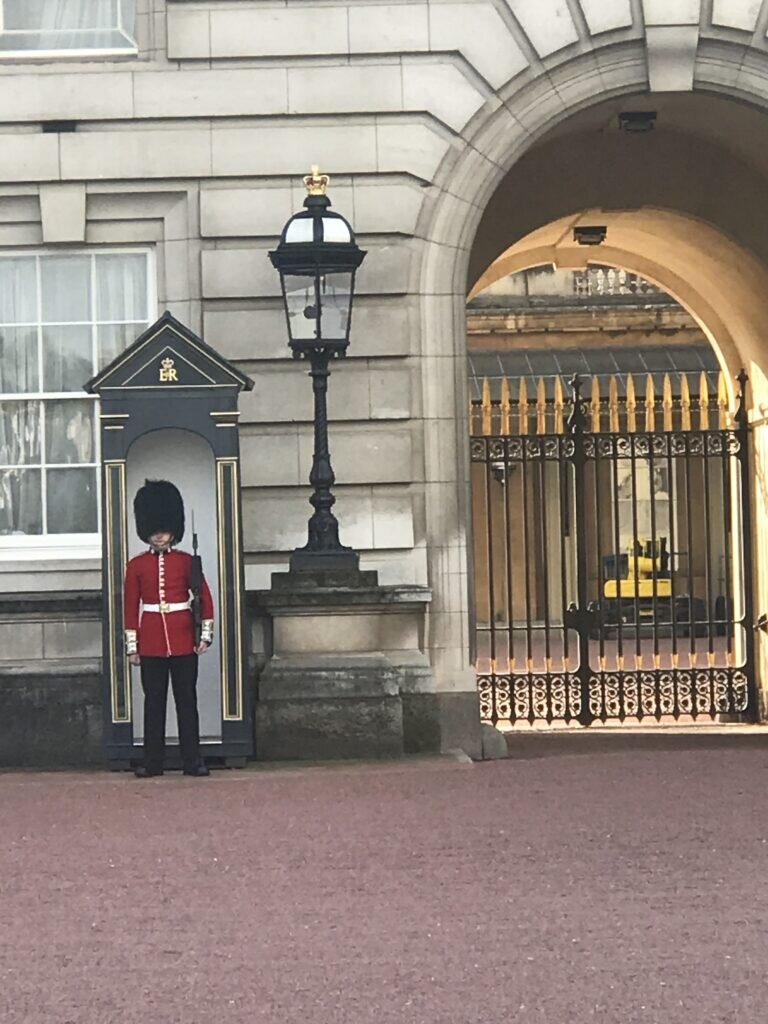 First Stop London – saw The Palace Guards
