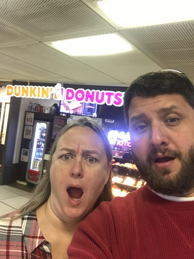 Landed in Munich….Dunkin Donuts!!
