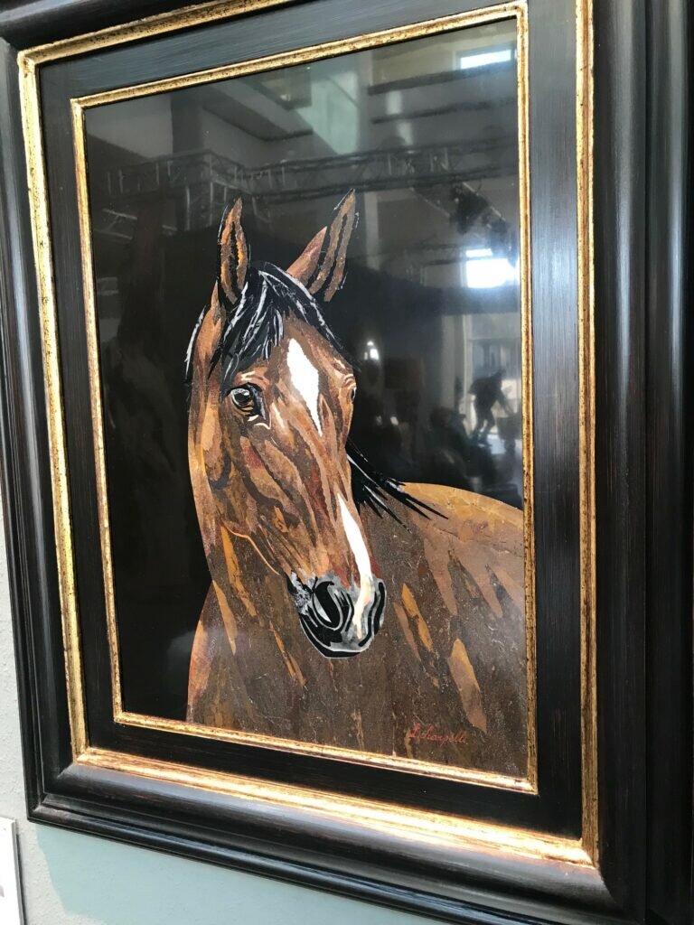 Mineral art – Horse