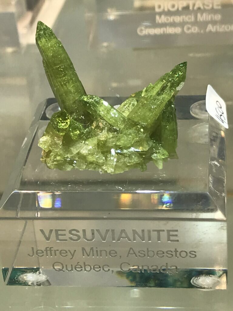 Pretty Jeffrey Mine Vesuvianite at Robs